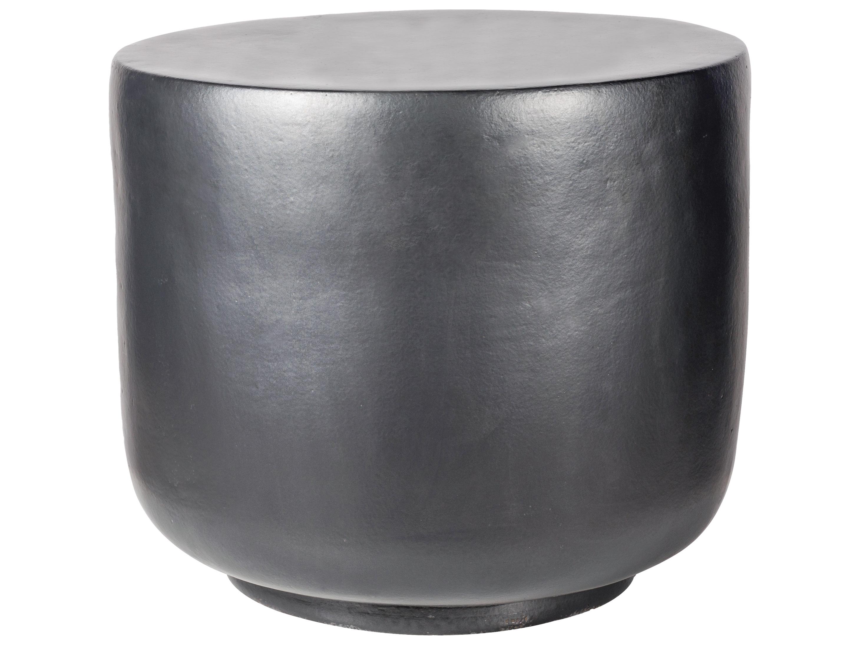 Seasonal Living Provenance Signature Ceramic Round Outdoor Patio End Table