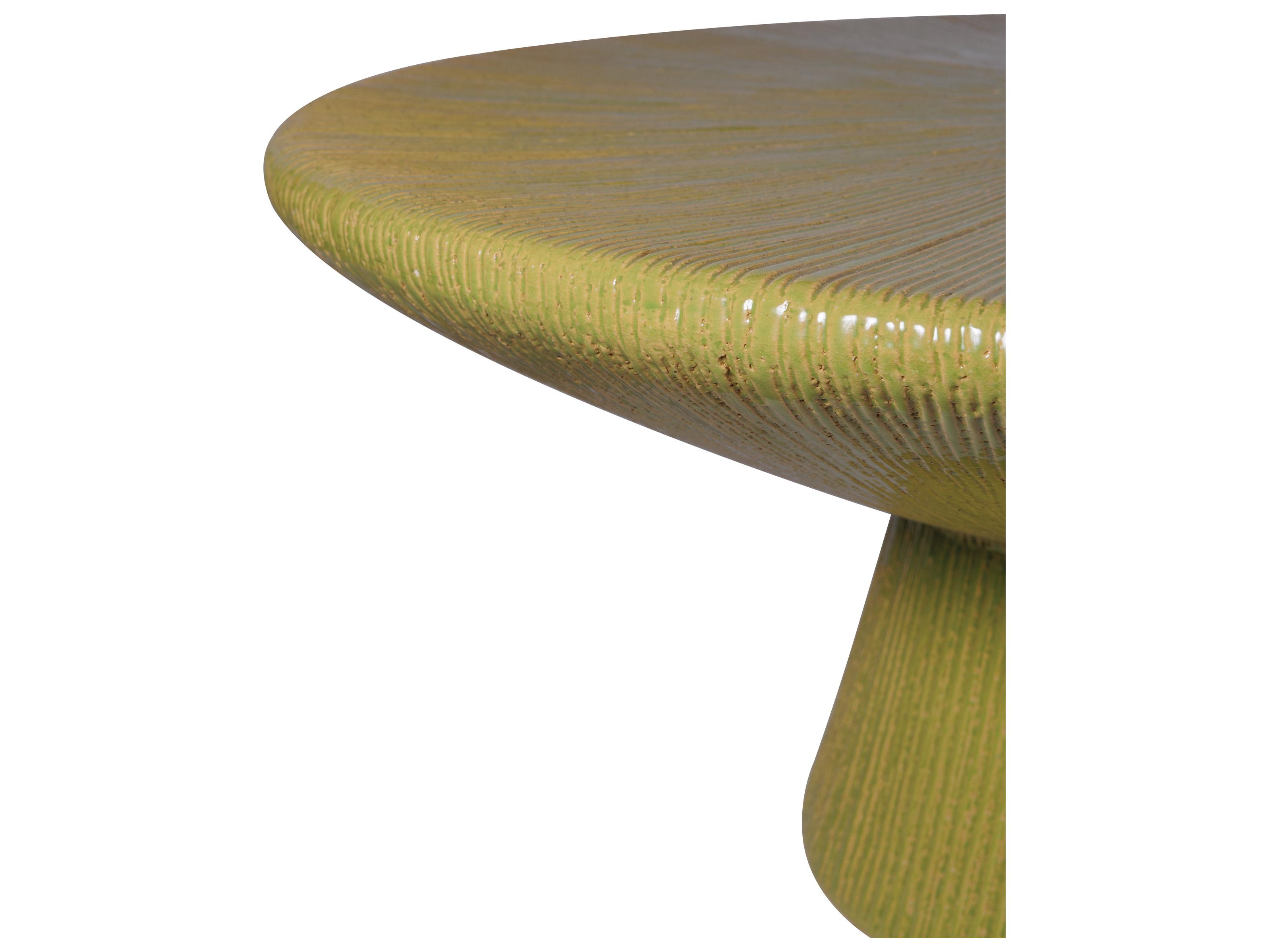 Seasonal Living Ceramic Round Patio Coffee Table