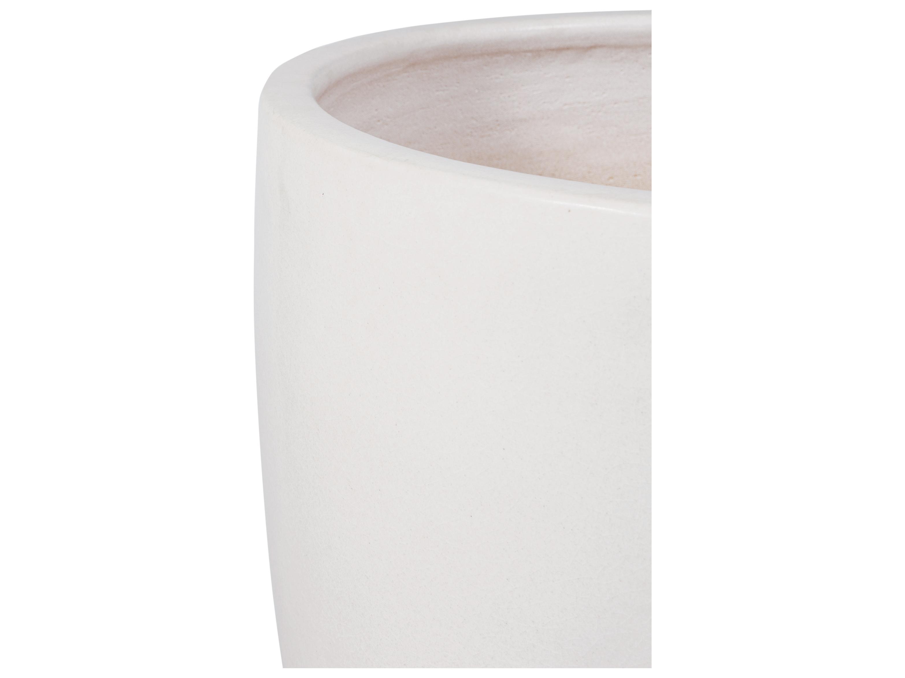 Seasonal Living Ceramics Linen Semi-gloss Planter