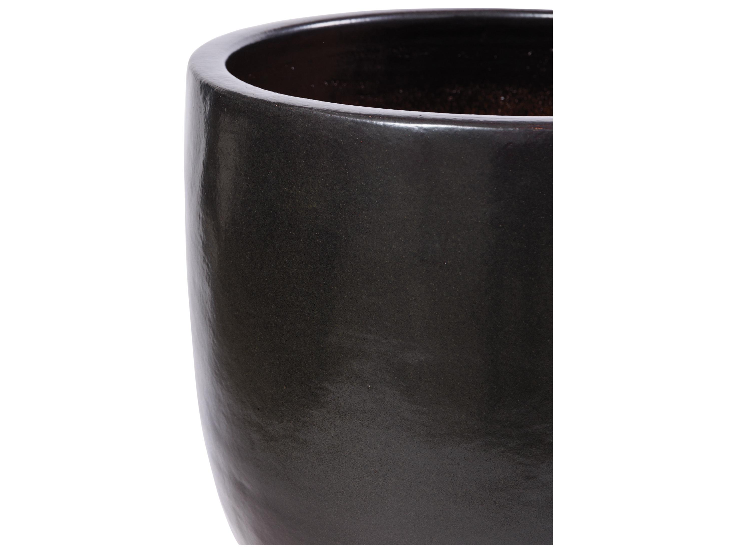 Seasonal Living Ceramics Iron Semi-gloss Planter
