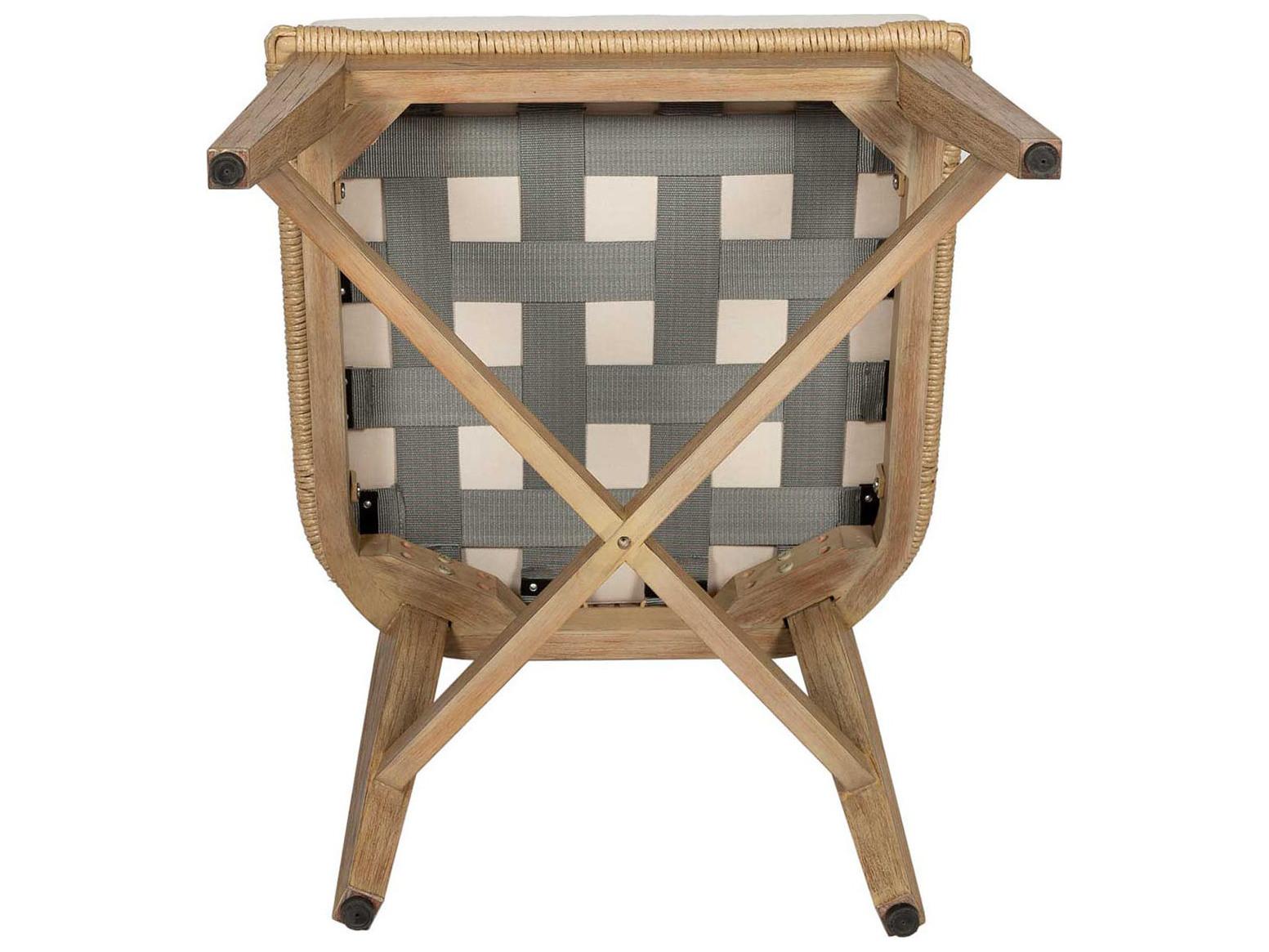 Seasonal Living Explorer Straw Rattan Outdoor Dining Chair Set of 2