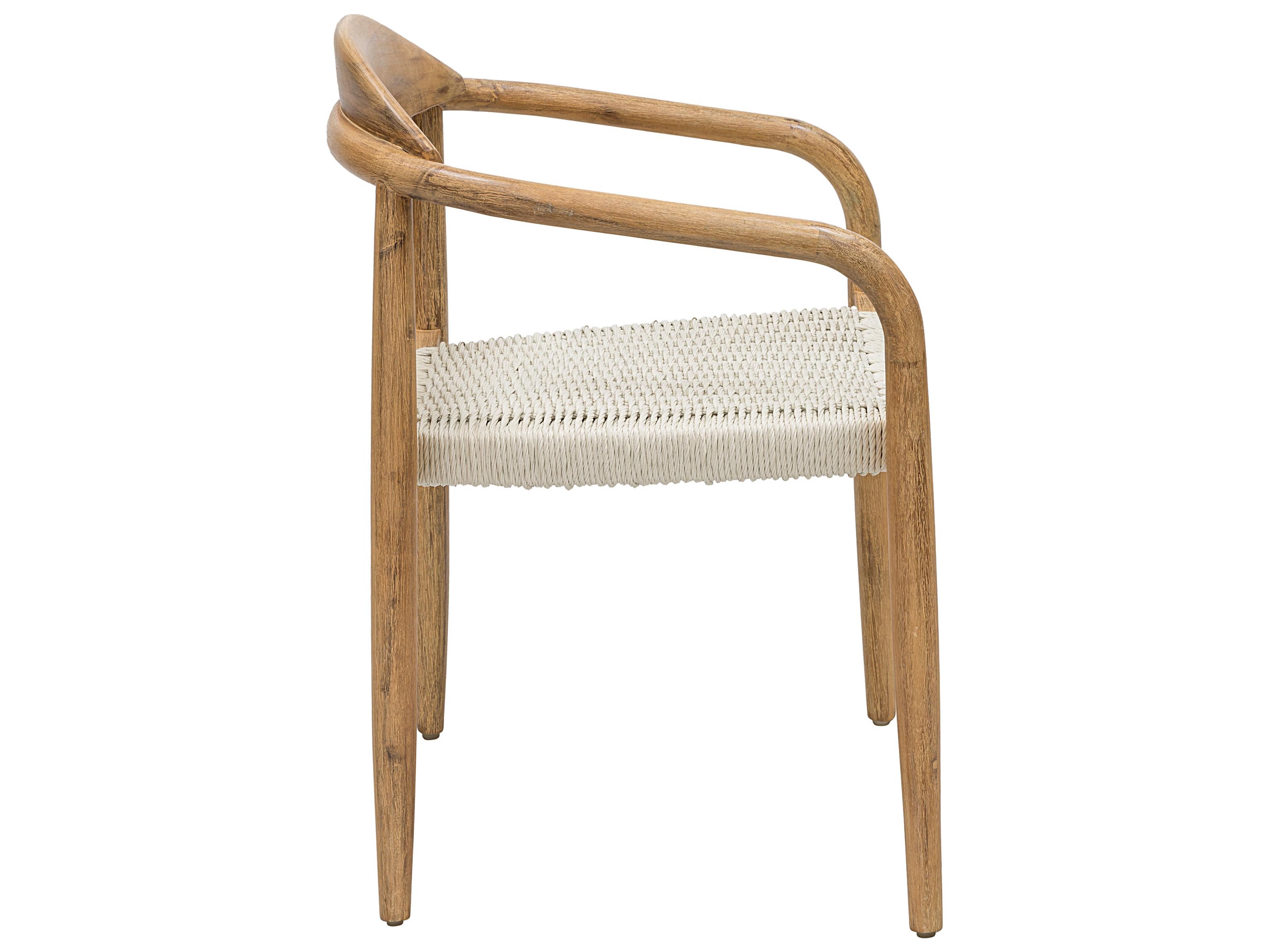 Seasonal Living Explorer Pine Wood Wicker Dining Chair