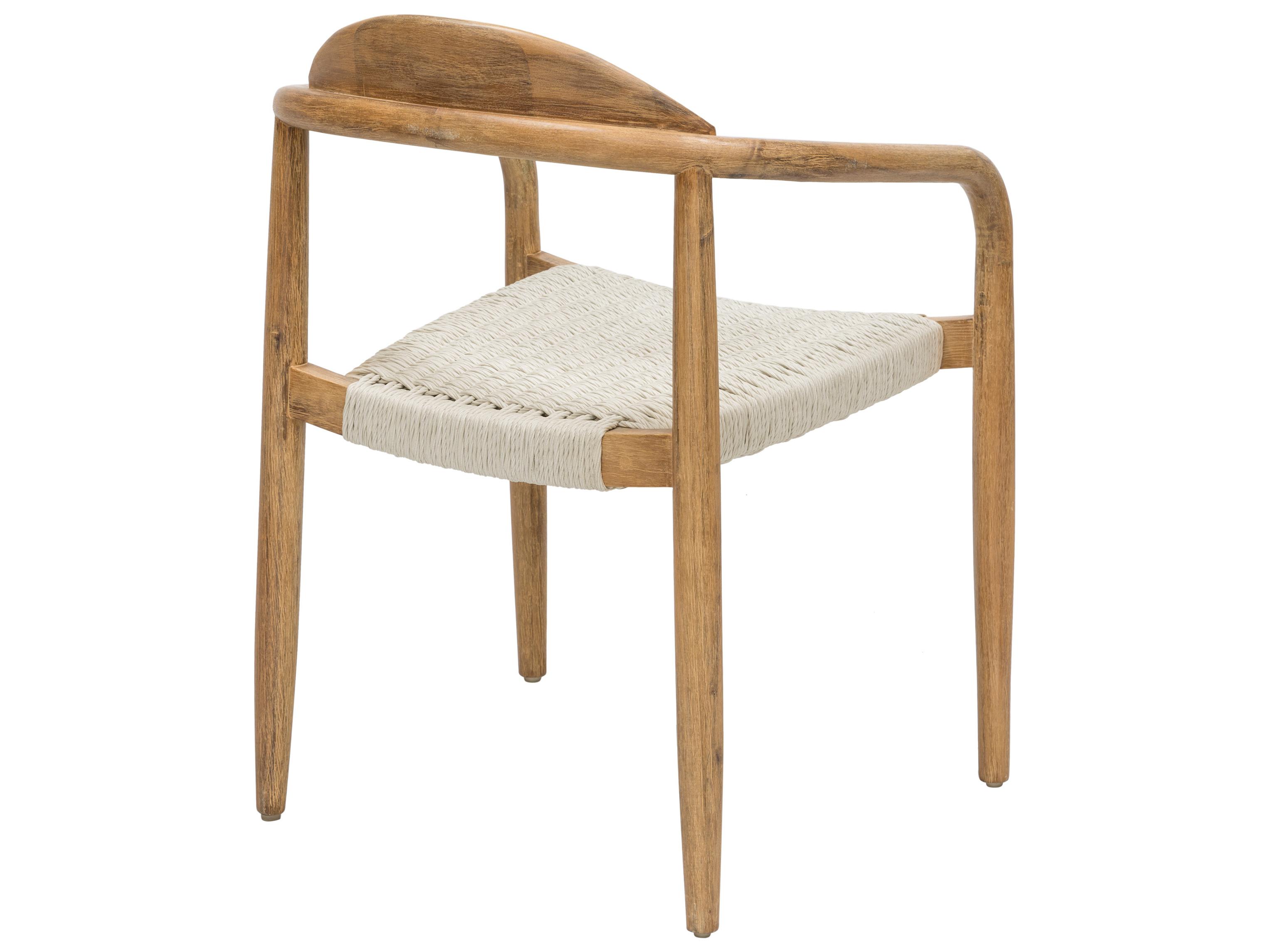 Seasonal Living Explorer Pine Wood Wicker Dining Chair