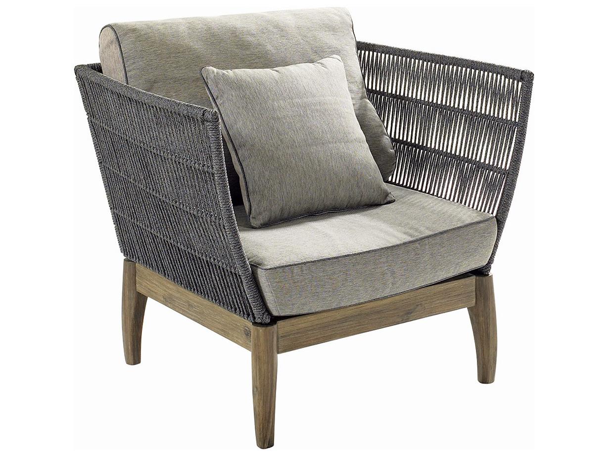 Seasonal Living Explorer Mixed Grey Acacia Wood Wings Patio Lounge Chair Set of 2