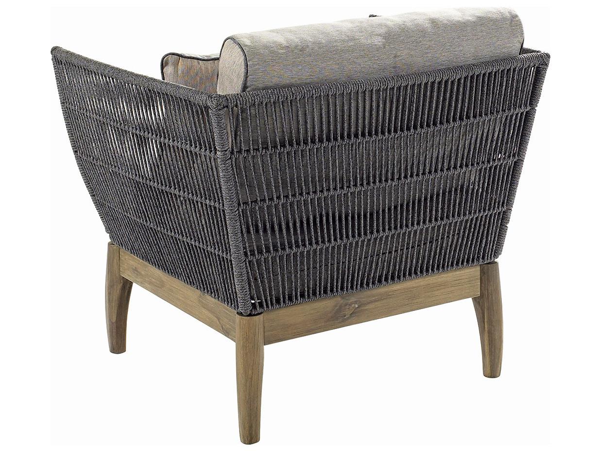 Seasonal Living Explorer Mixed Grey Acacia Wood Wings Patio Lounge Chair Set of 2