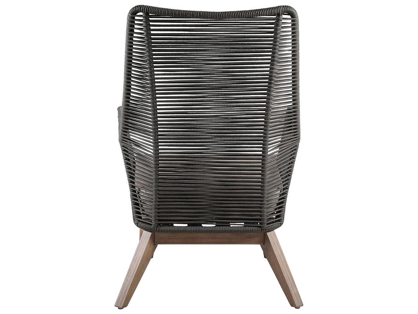 Seasonal Living Explorer Mixed Grey Acacia Wood Marco Polo Outdoor Lounge Chair