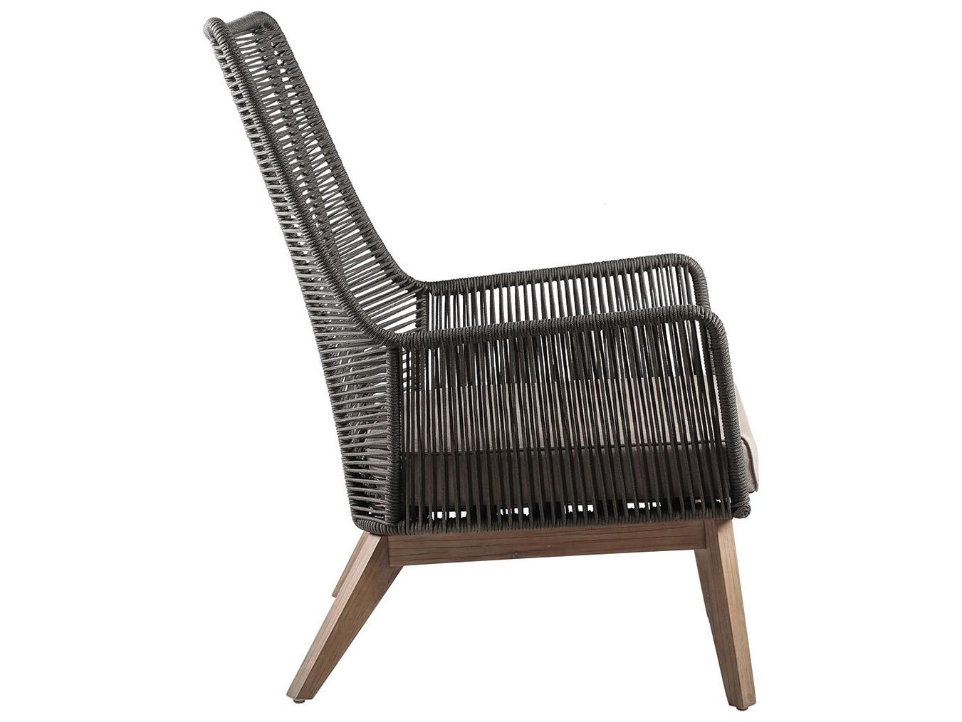 Seasonal Living Explorer Mixed Grey Acacia Wood Marco Polo Outdoor Lounge Chair