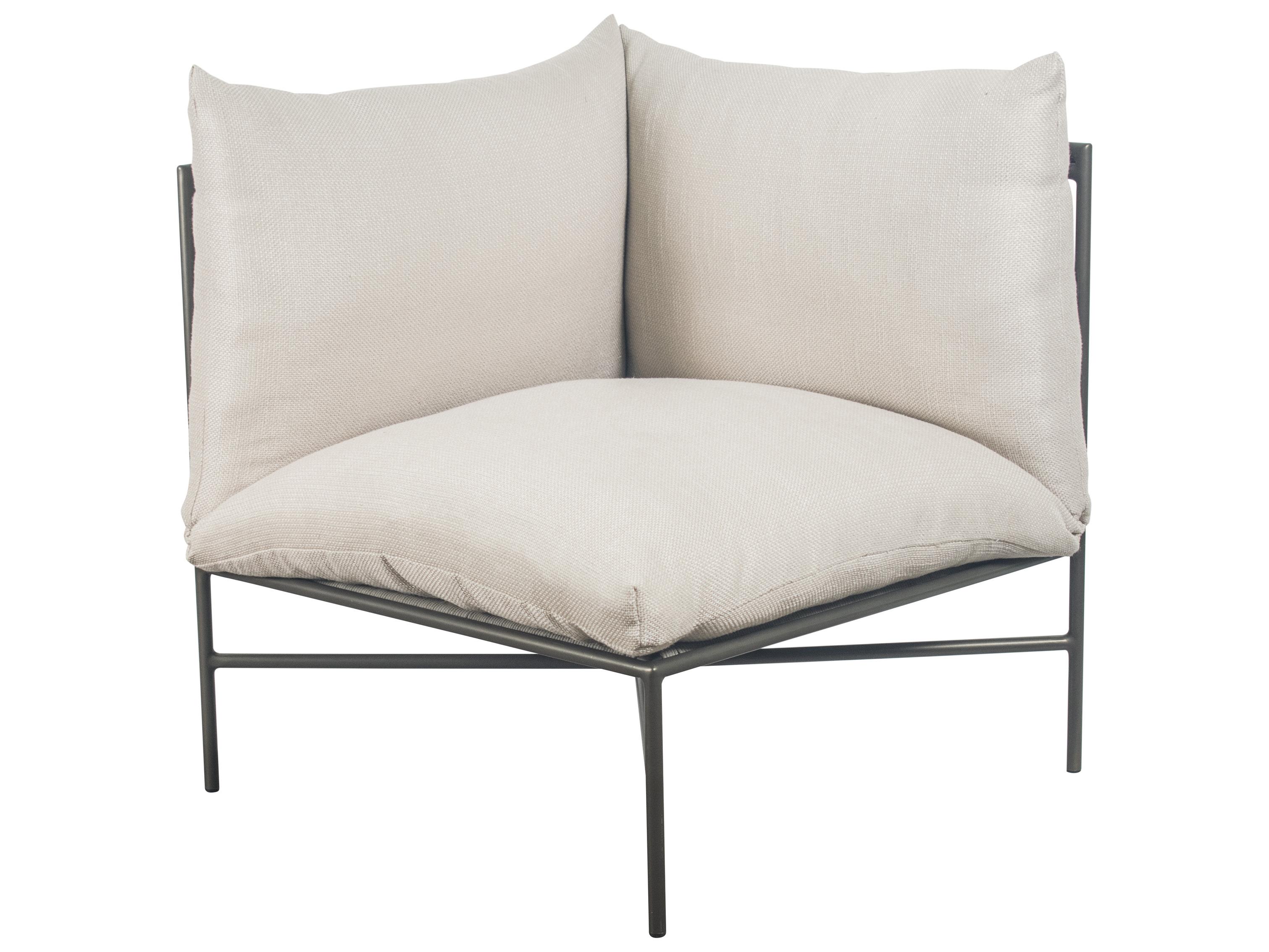 Seasonal Living Hebrides Wheat Aluminum Cushion Sofa