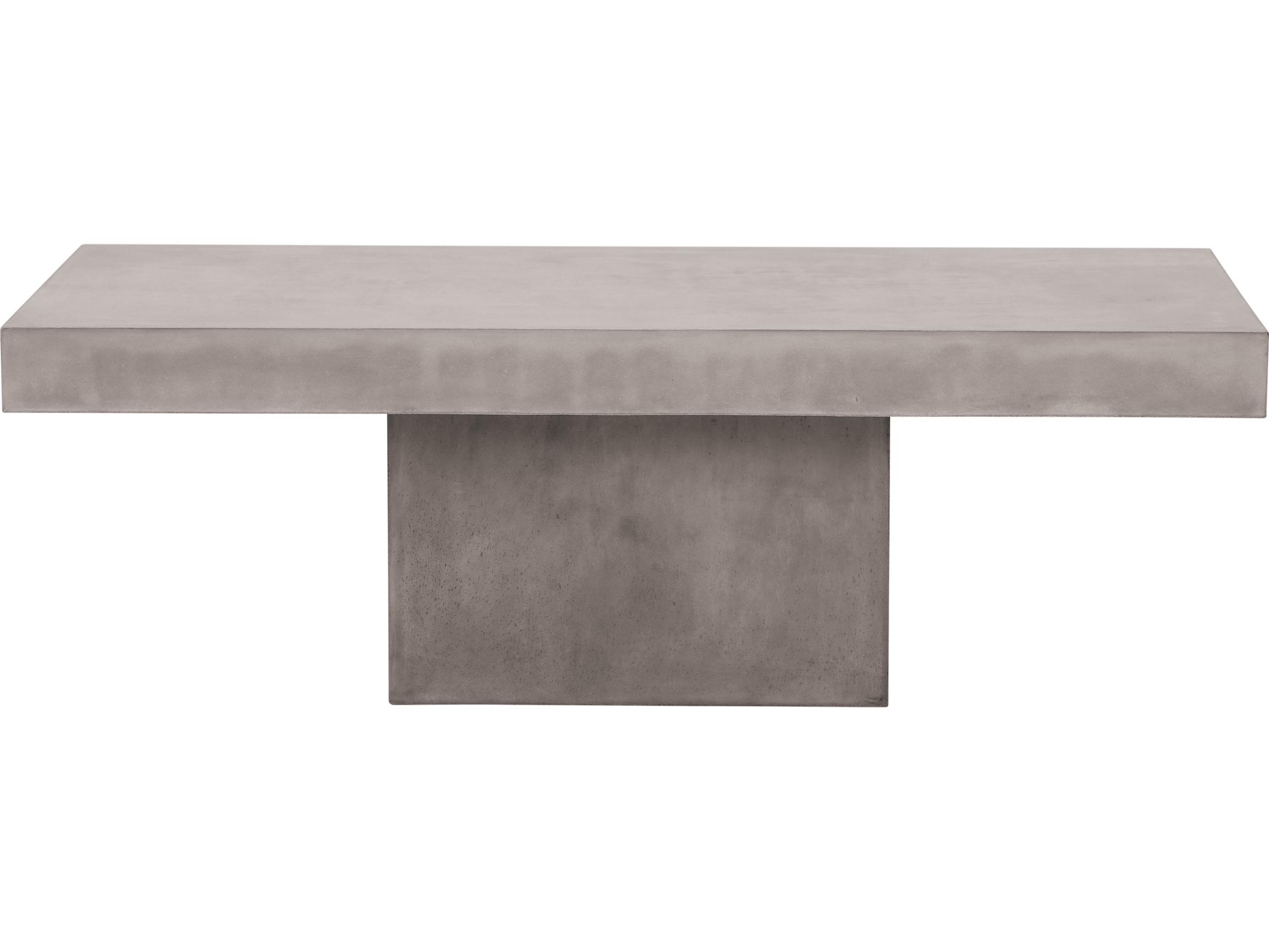 Seasonal Living Perpetual Slat Grey Terrace Rectangular Coffee Table