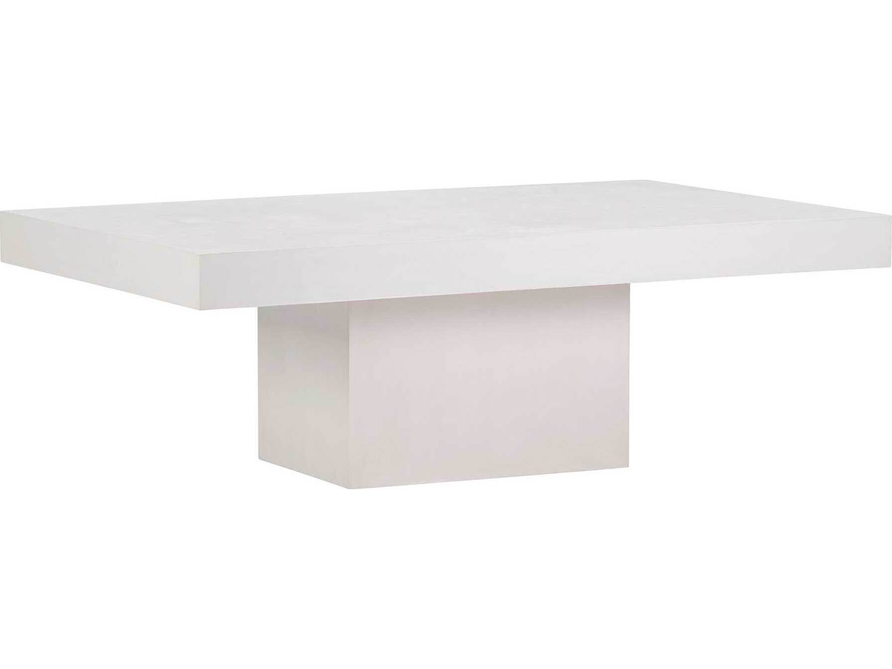 Seasonal Living Perpetual Ivory White Terrace Rectangular Coffee Table