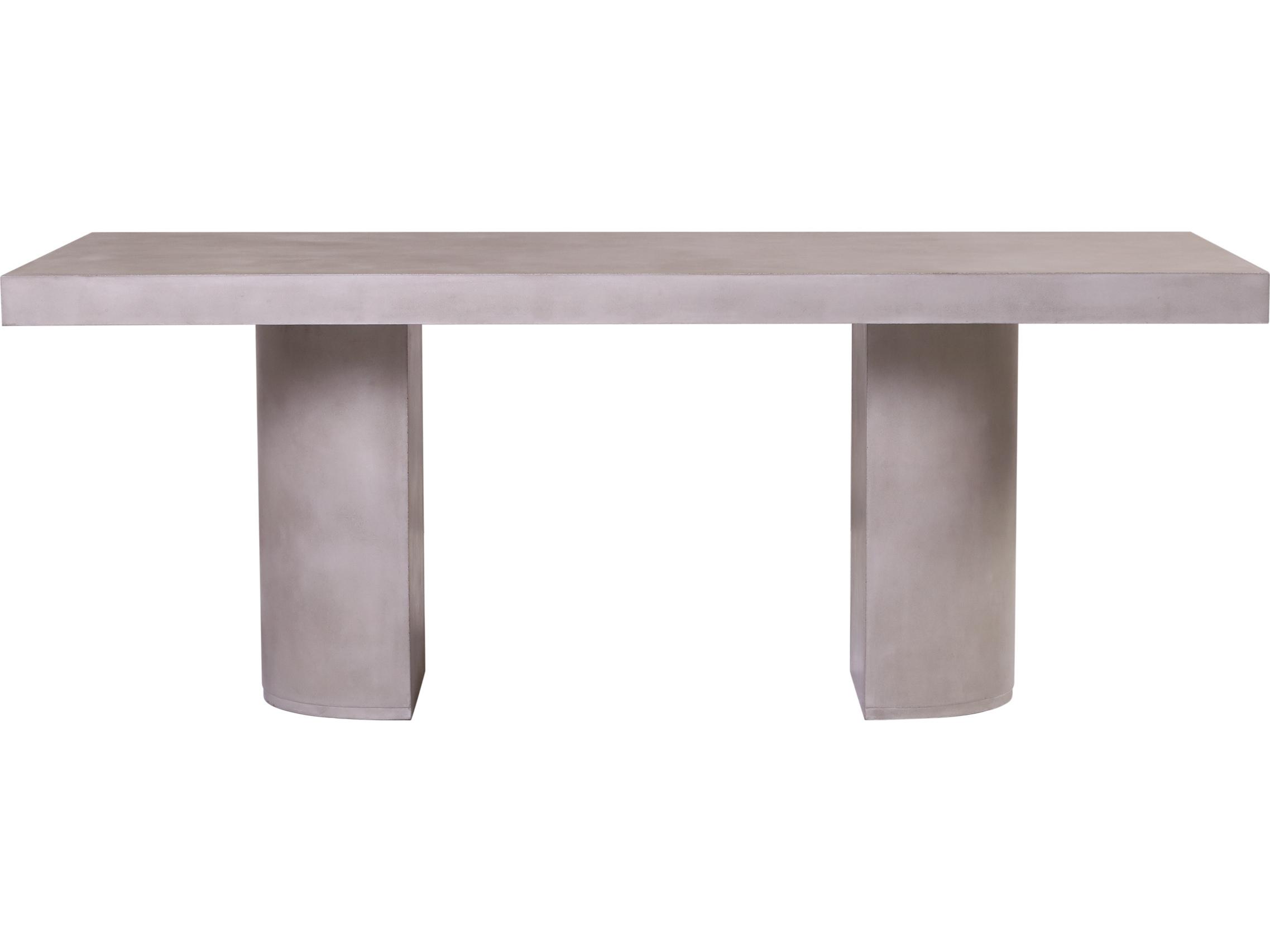 Seasonal Living Perpetual Slate Gray Andoo Rectangular Outdoor Patio Dining Table