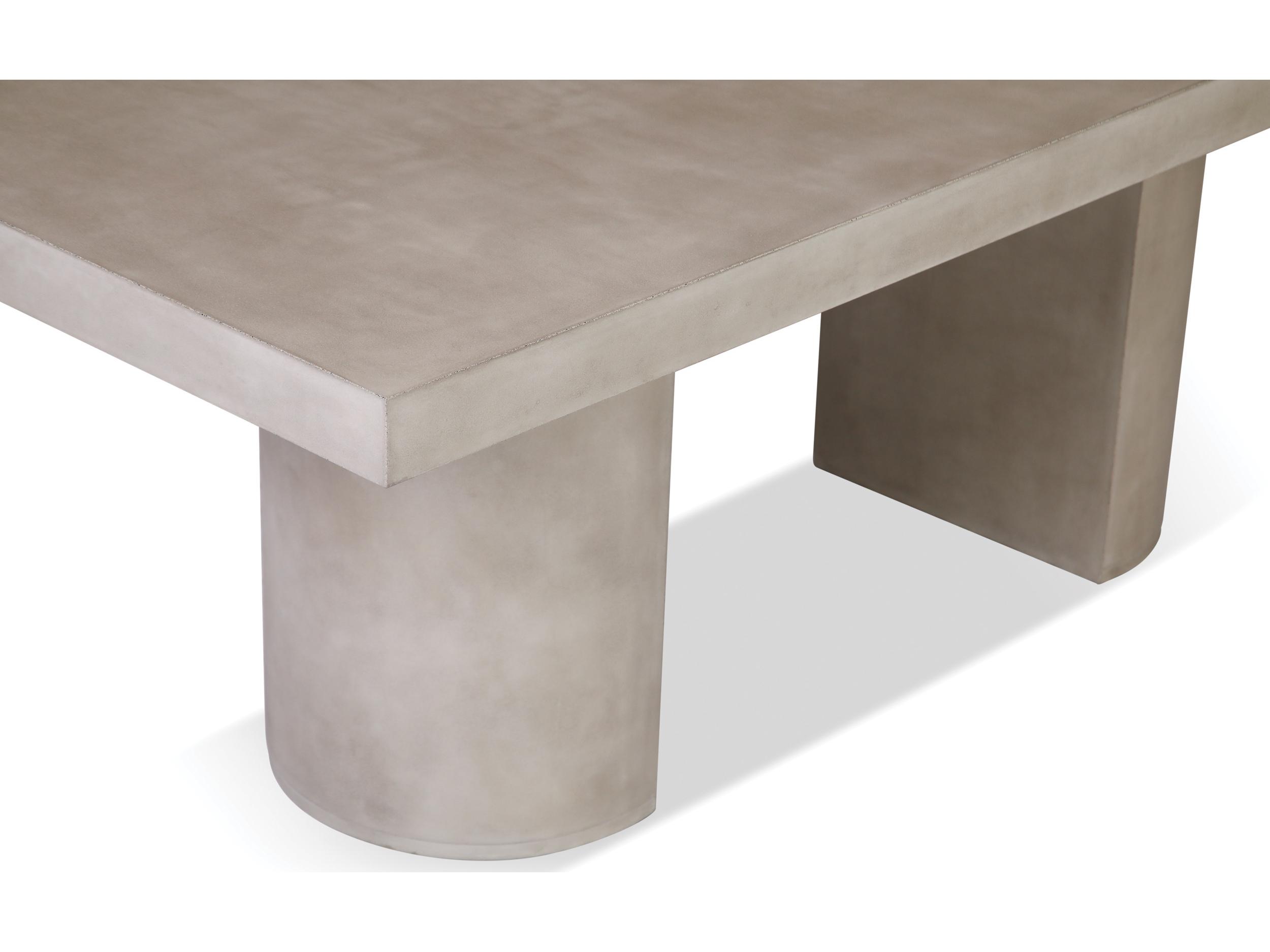 Seasonal Living Perpetual Slate Gray Andoo Rectangular Outdoor Patio Dining Table