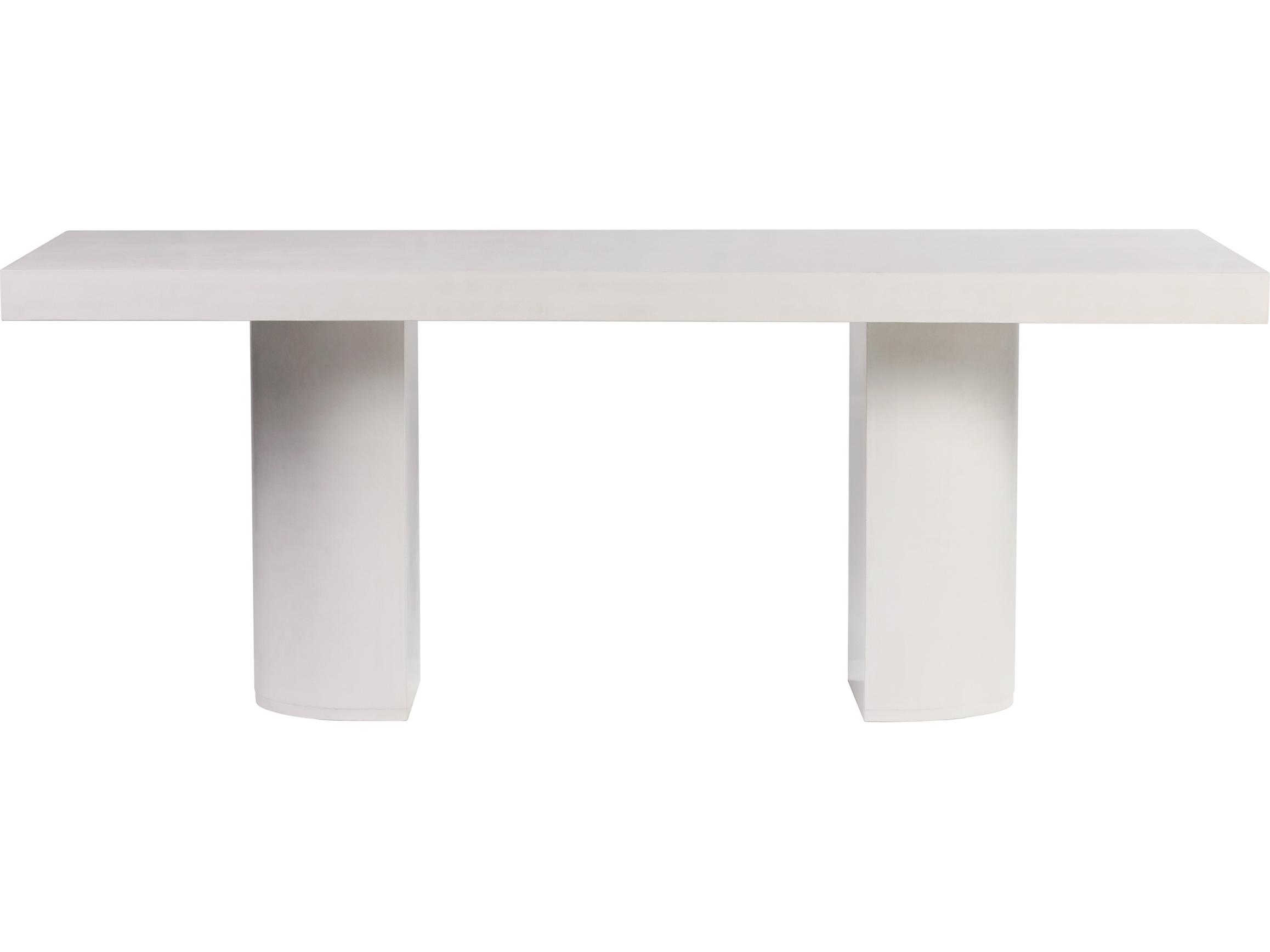 Seasonal Living Perpetual Ivory White Andoo Rectangular Patio Dining Table