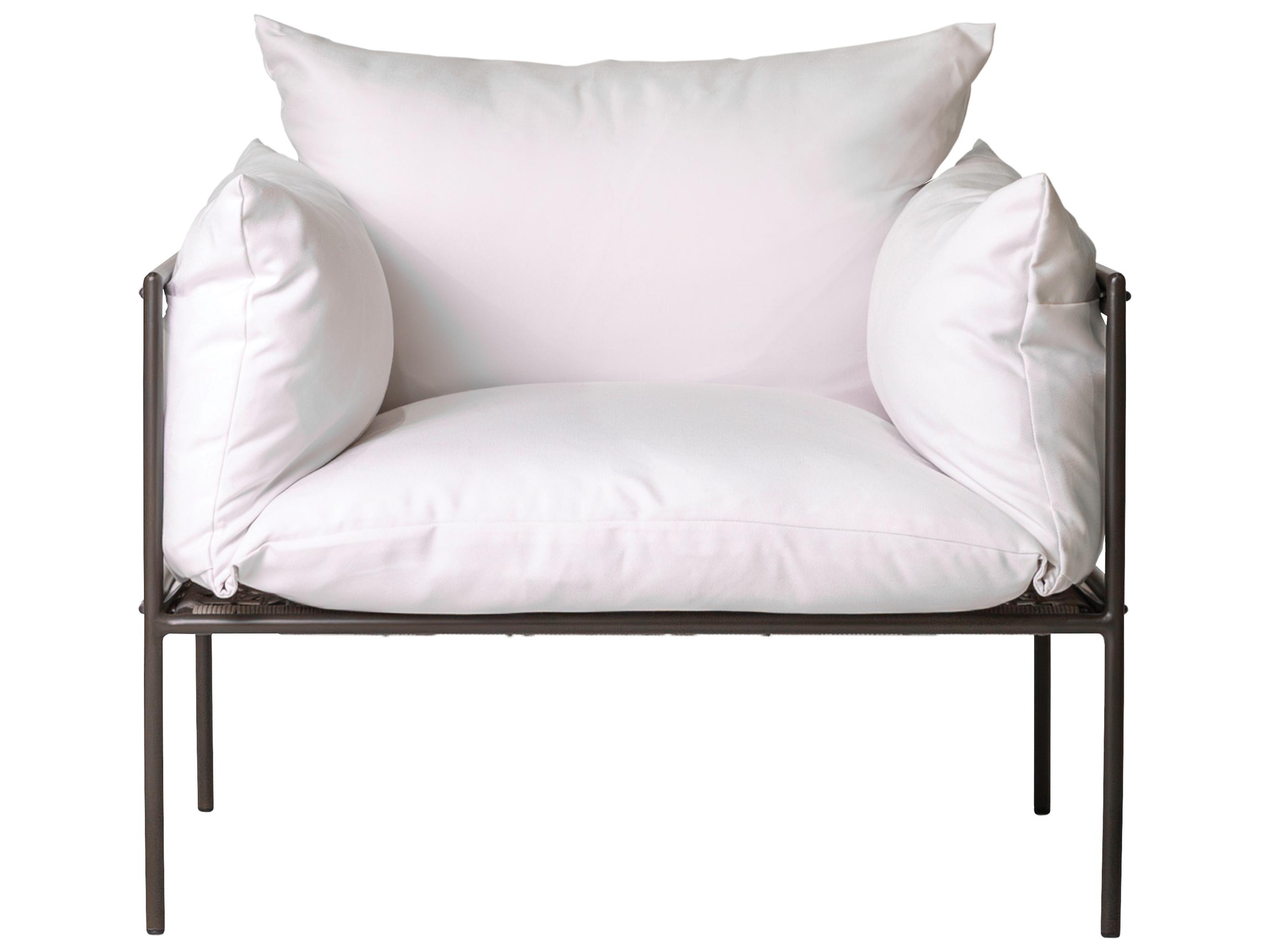 Seasonal Living Patinero Smooth Charcoal Satin Aluminum Cushion Lounge Chair