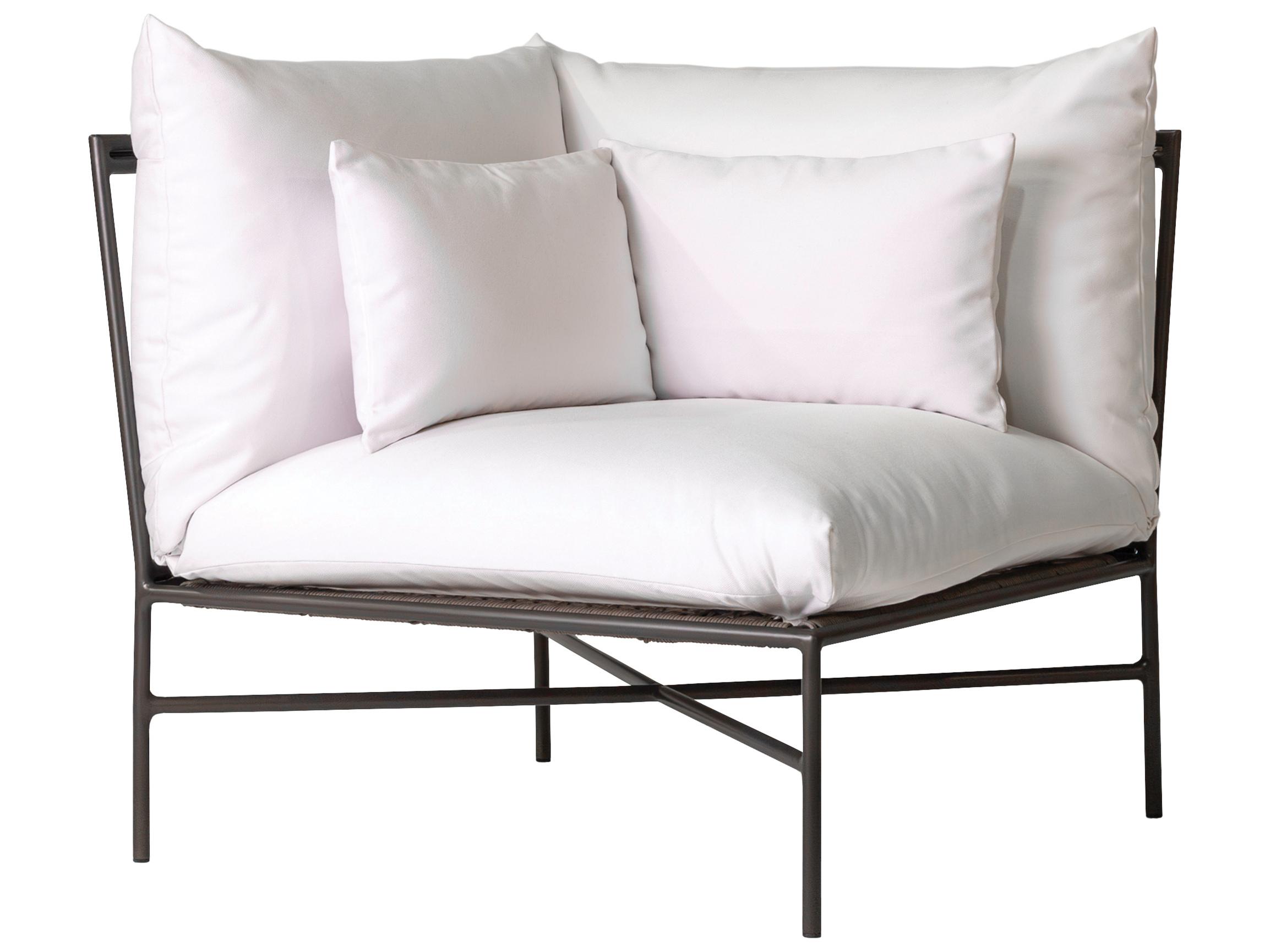 Seasonal Living Patinero Smooth Charcoal Satin Aluminum Cushion Lounge Chair