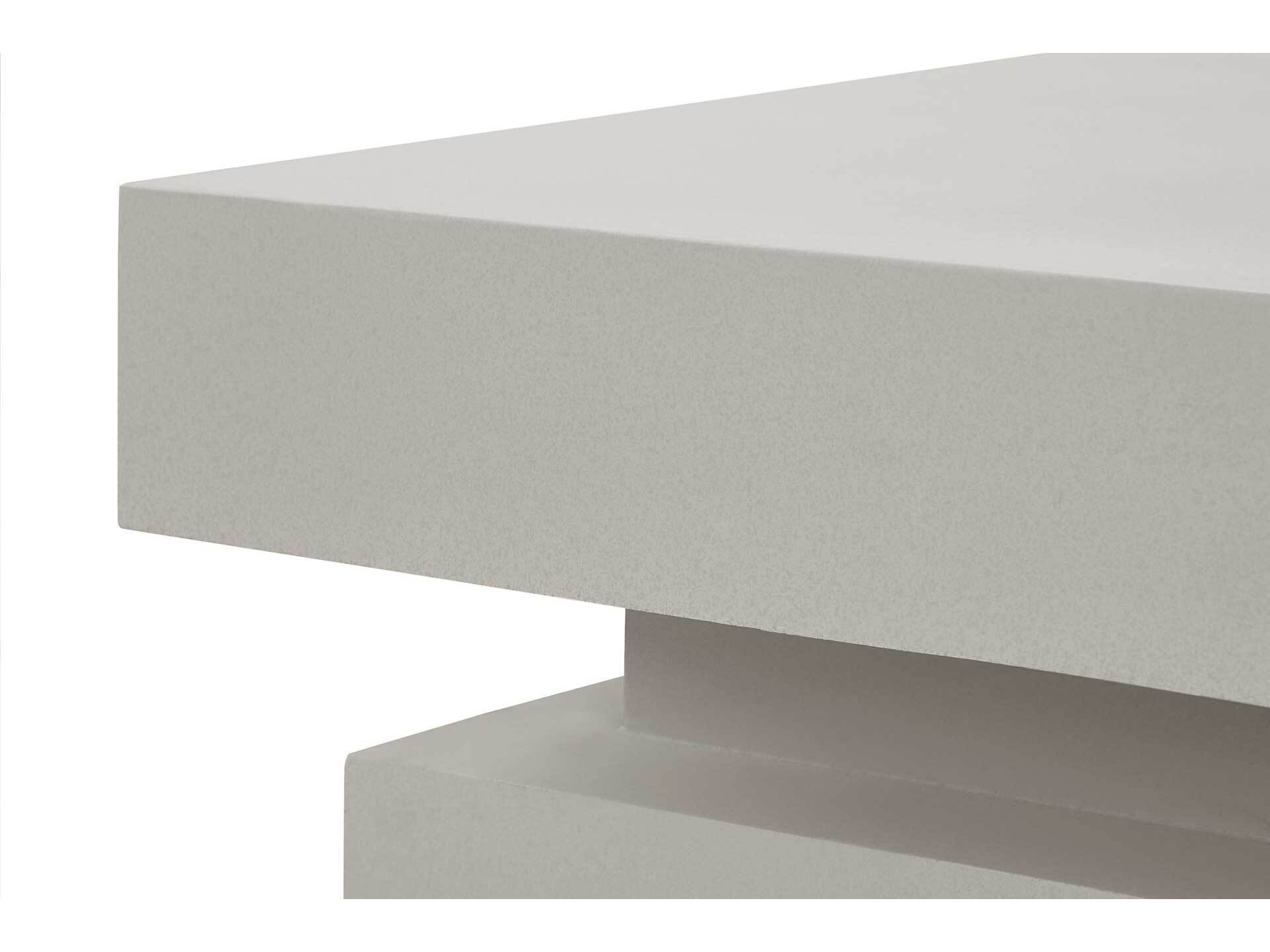 Seasonal Living Provenance Fiber Reinforced Polymer Limestone Meditation Square Patio Coffee Table