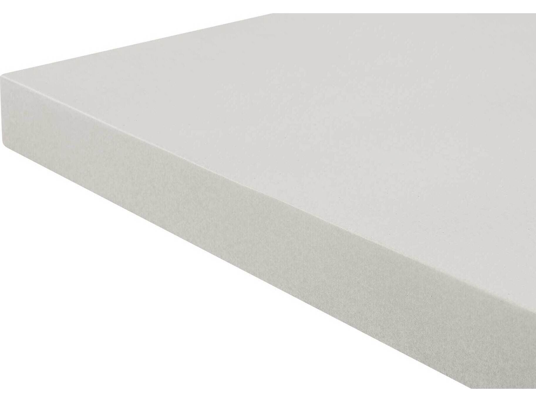 Seasonal Living Provenance Fiber Reinforced Polymer Limestone/Energy Meditation Rectangular Outdoor Dining Table