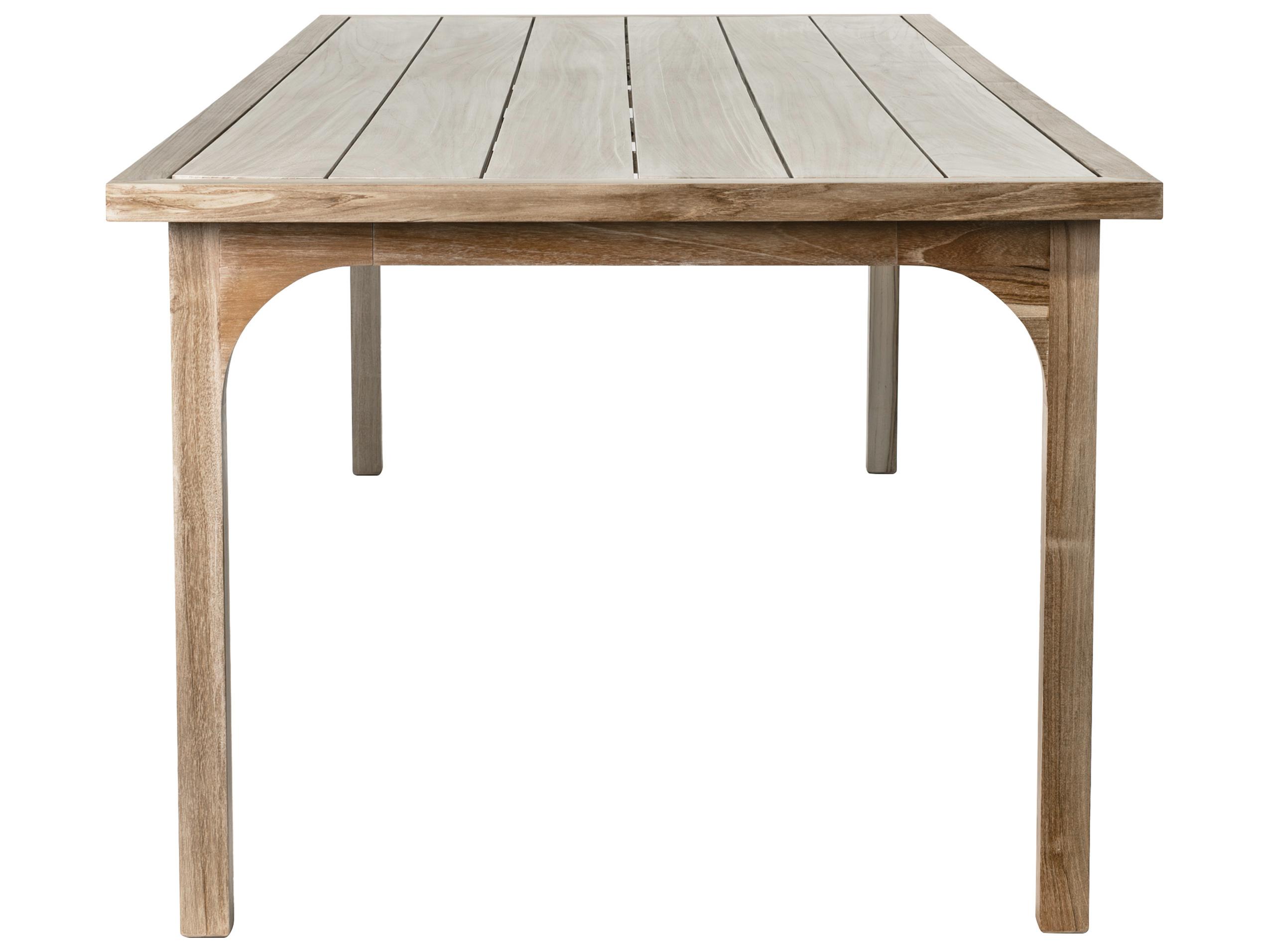Seasonal Living Serenique Sun Bleached Teak Rectangular Dining Table