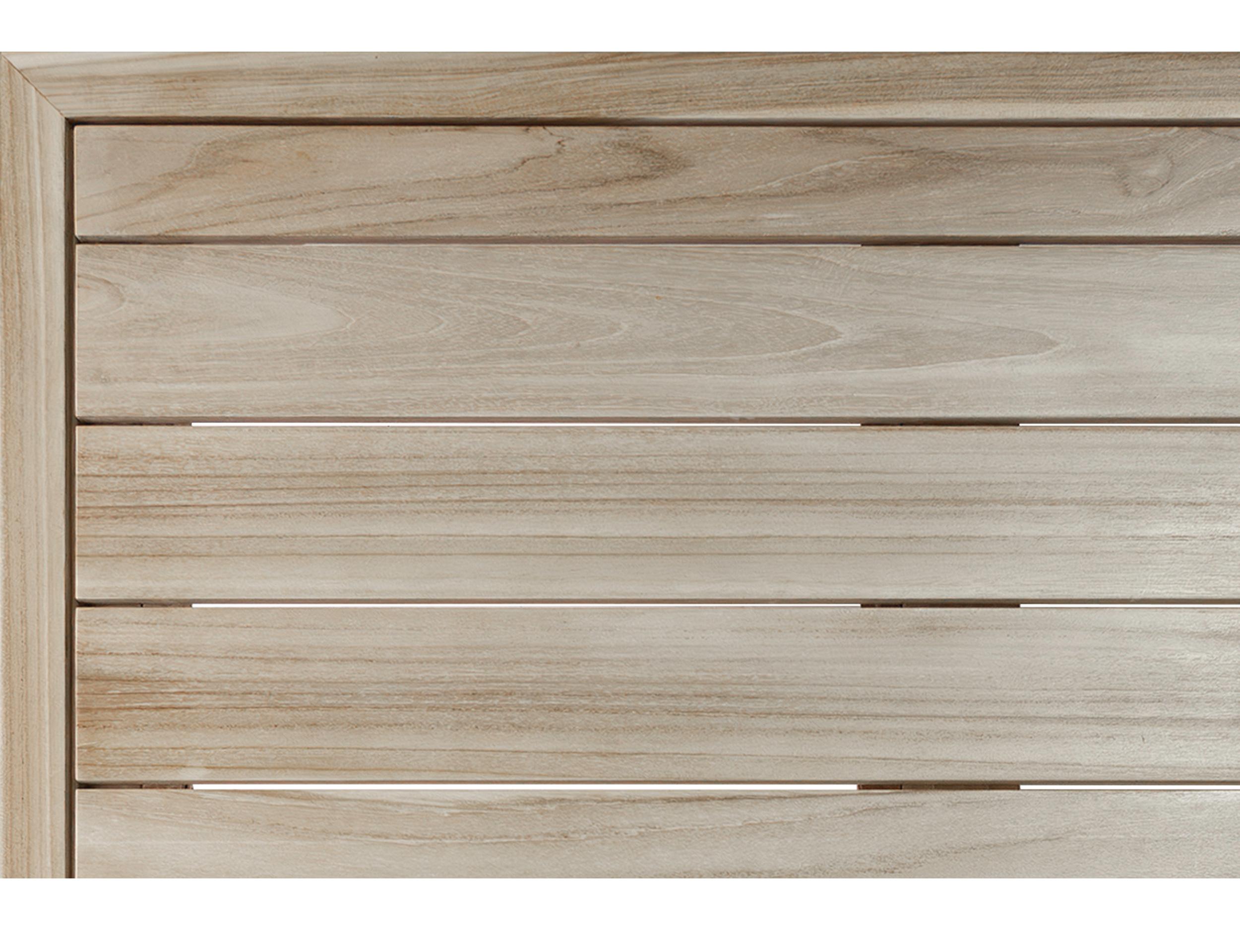 Seasonal Living Serenique Sun Bleached Teak Square End Table