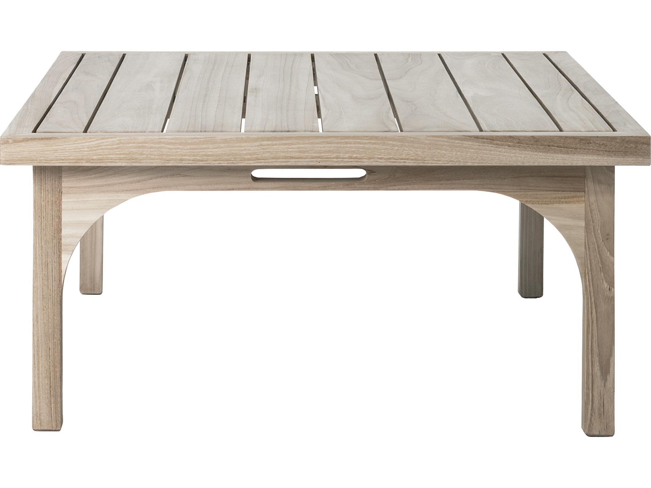 Seasonal Living Serenique Sun Bleached Teak Rectangular Coffee Table