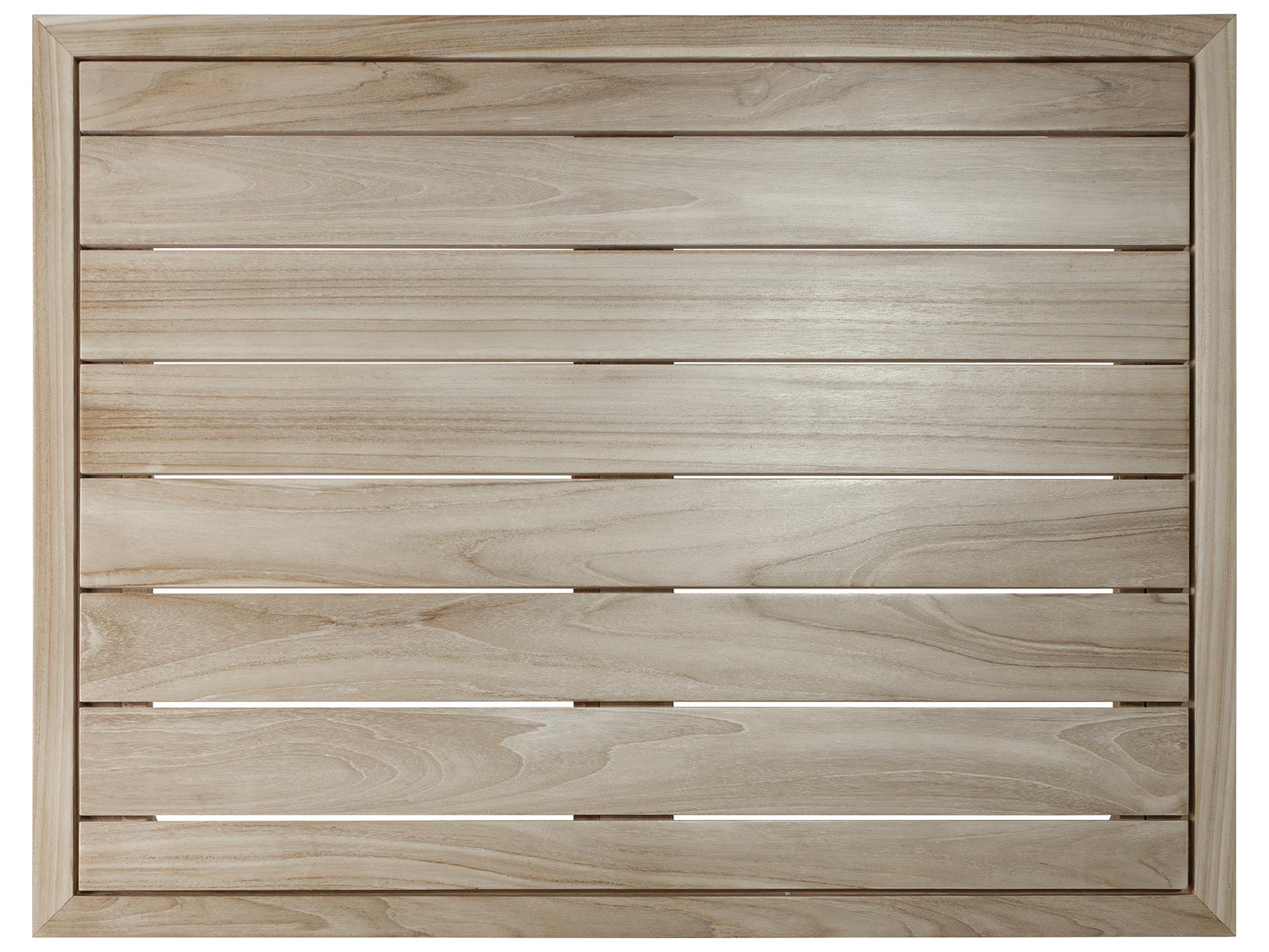 Seasonal Living Serenique Sun Bleached Teak Rectangular Coffee Table