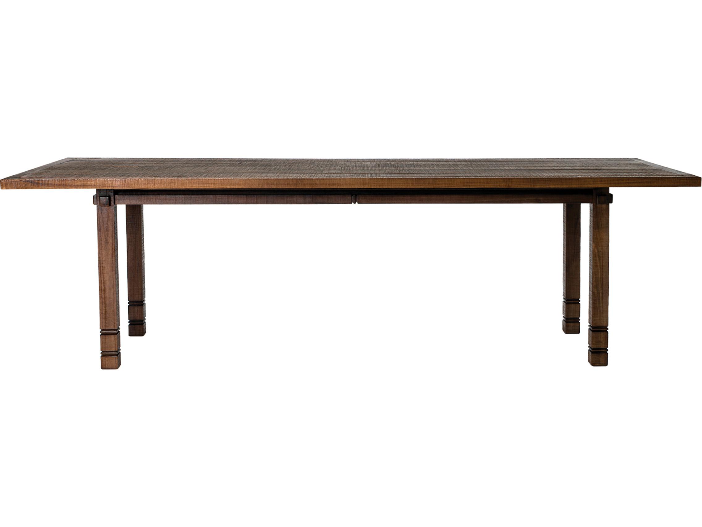 Seasonal Living Vaterra Weathered Pecan Matte Teak Rectangular Dining Table