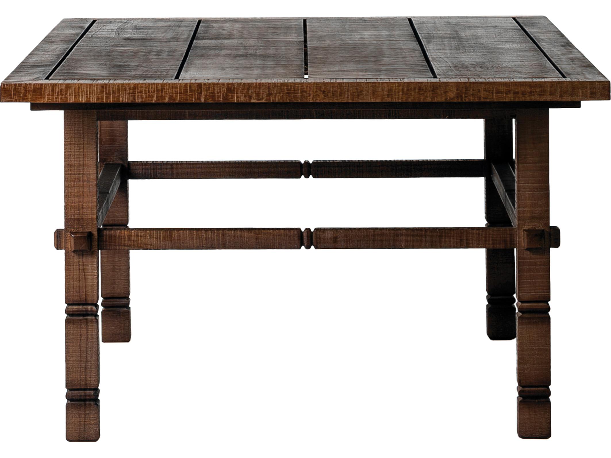 Seasonal Living Vaterra Weathered Pecan Matte Teak Rectangular Coffee Table