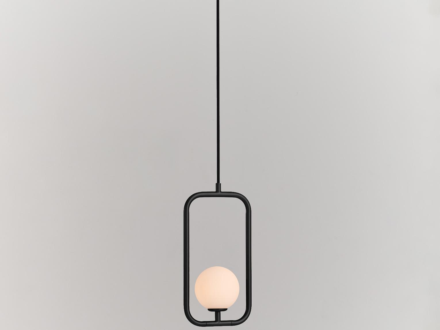 Seed Design Sircle Black LED Geometric Mini Pendant