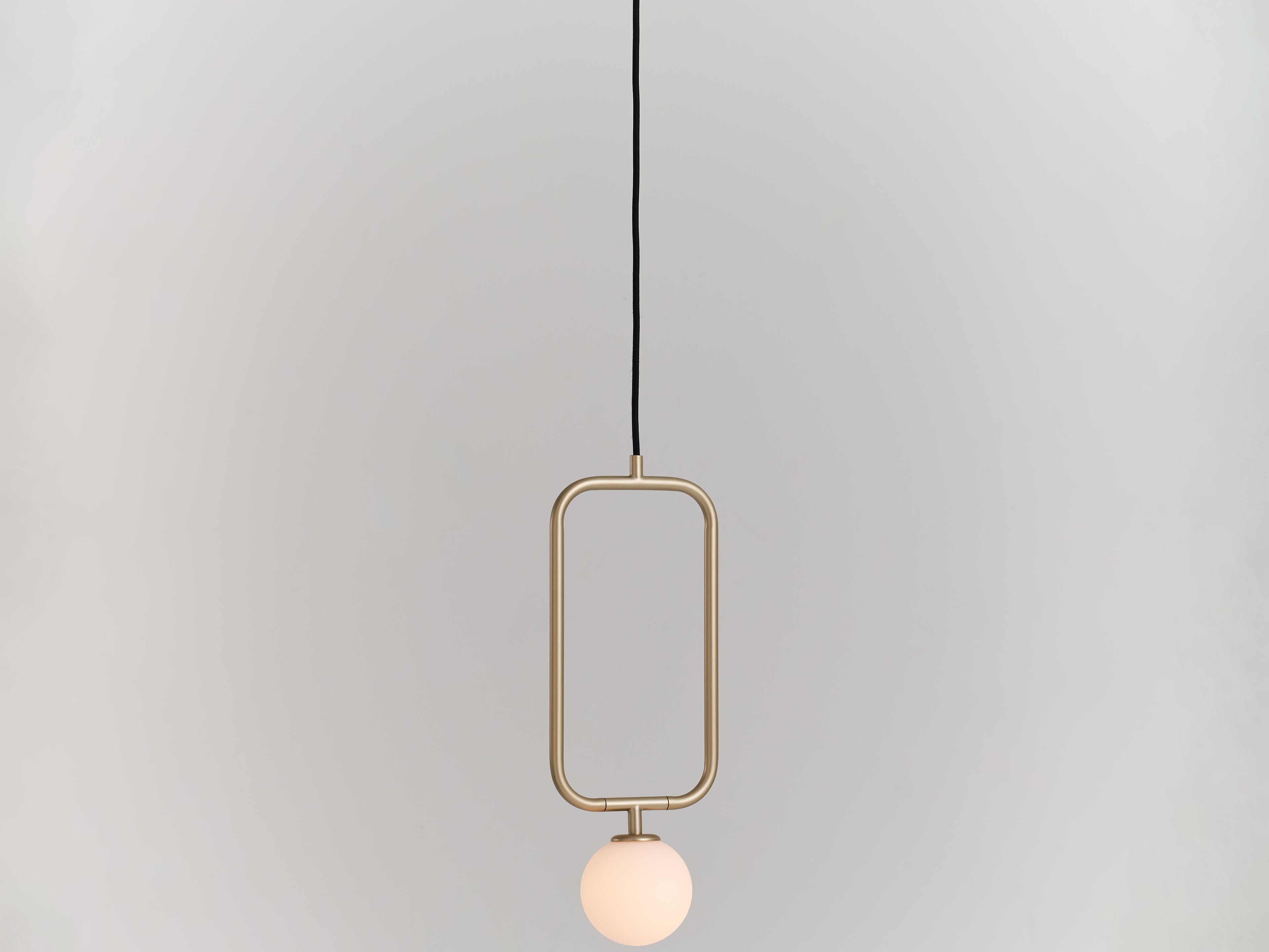 Seed Design Sircle Champagne Gold Geometric Mini Pendant