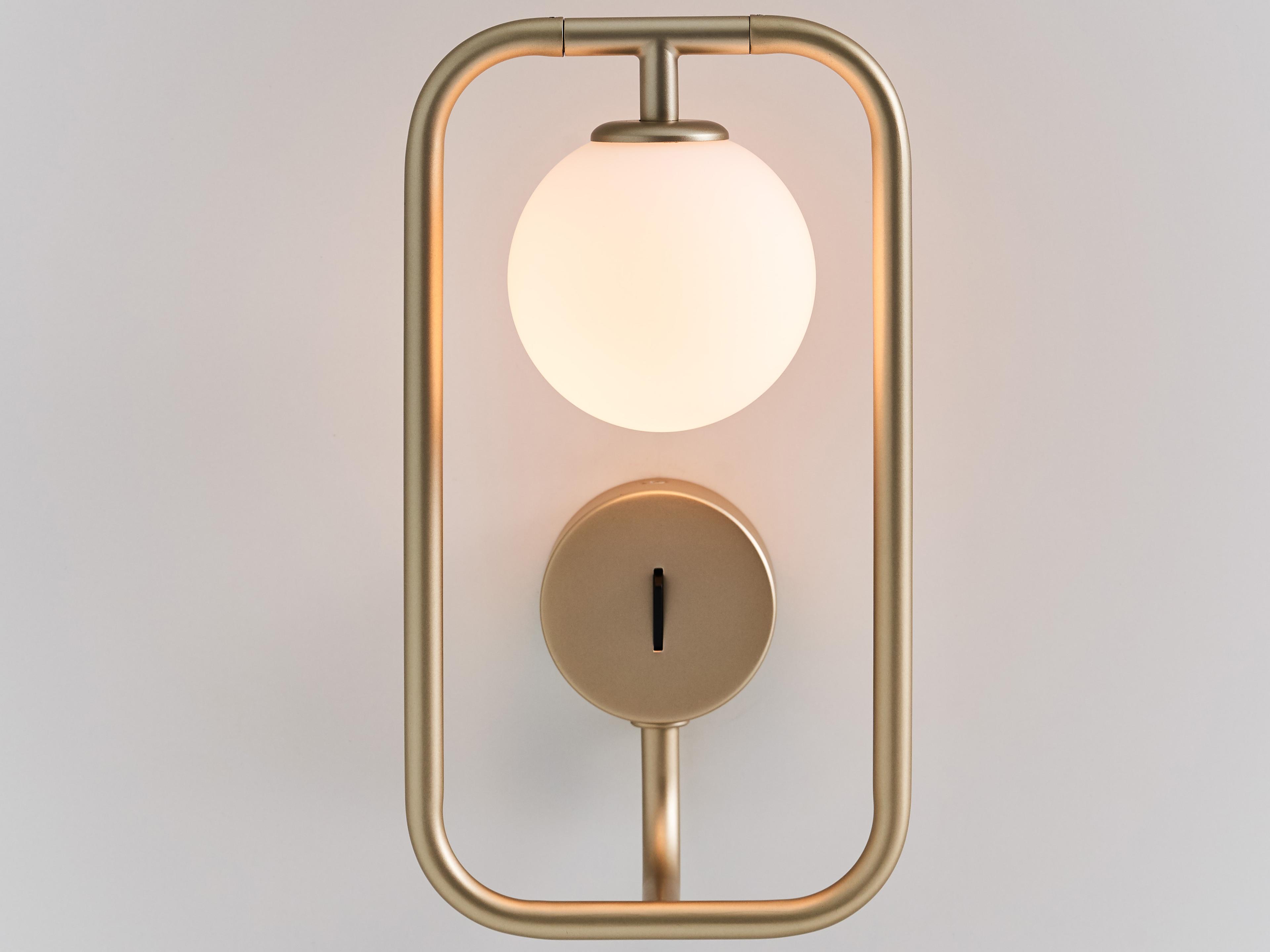 Seed Design Sircle Champagne Gold LED Wall Sconce