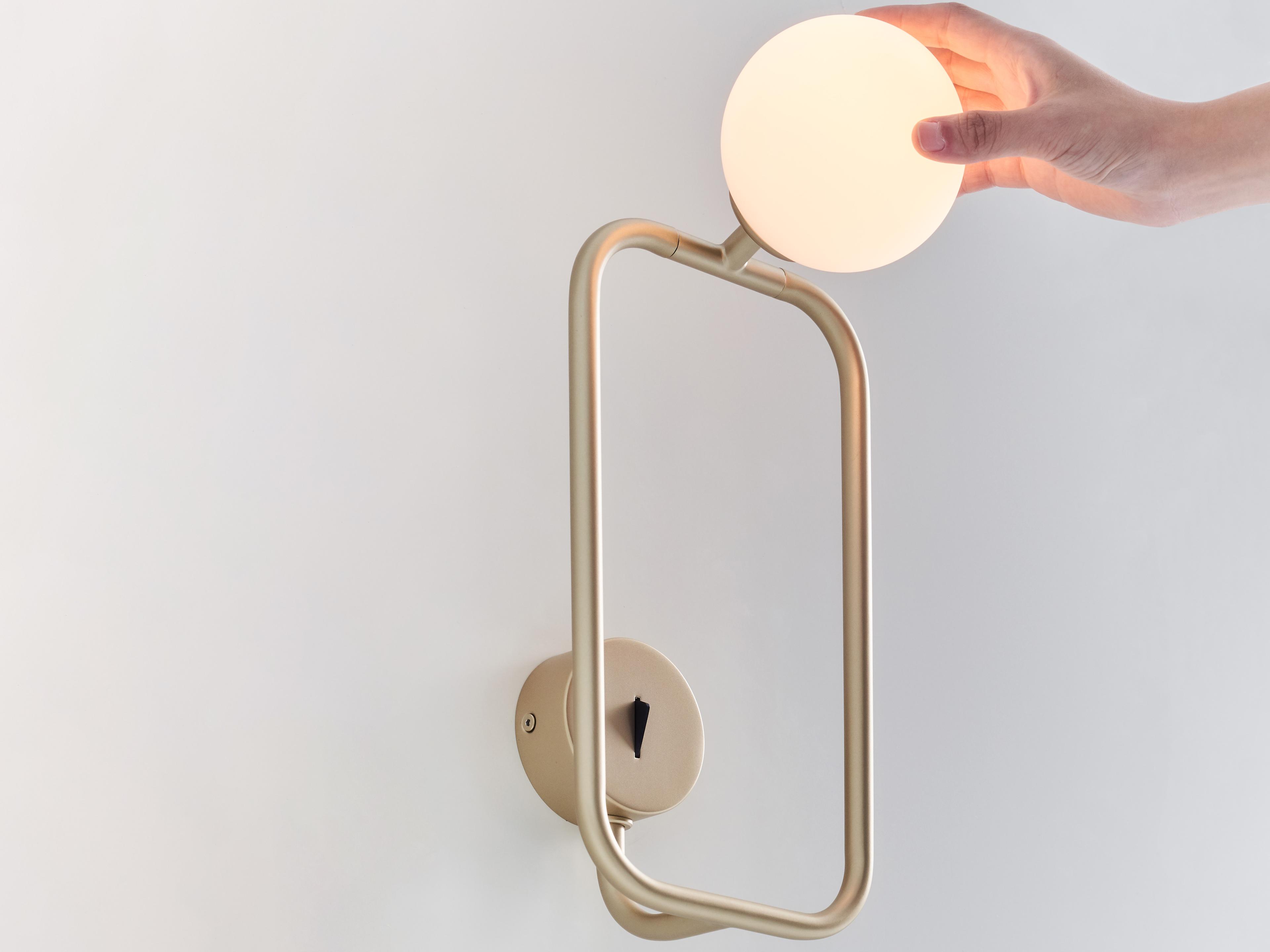 Seed Design Sircle Champagne Gold LED Wall Sconce