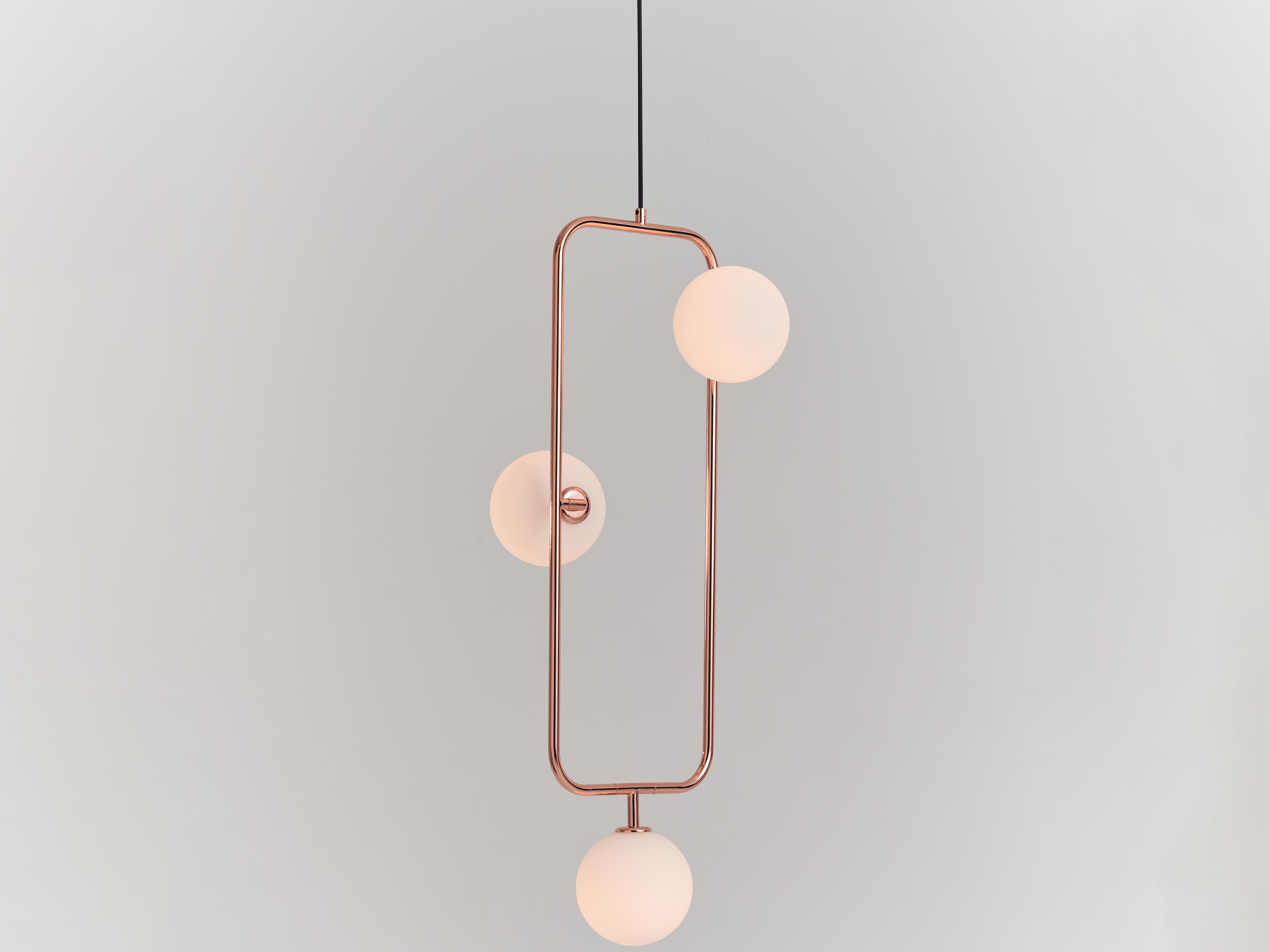 Seed Design Sircle Copper Geometric Mini Pendant