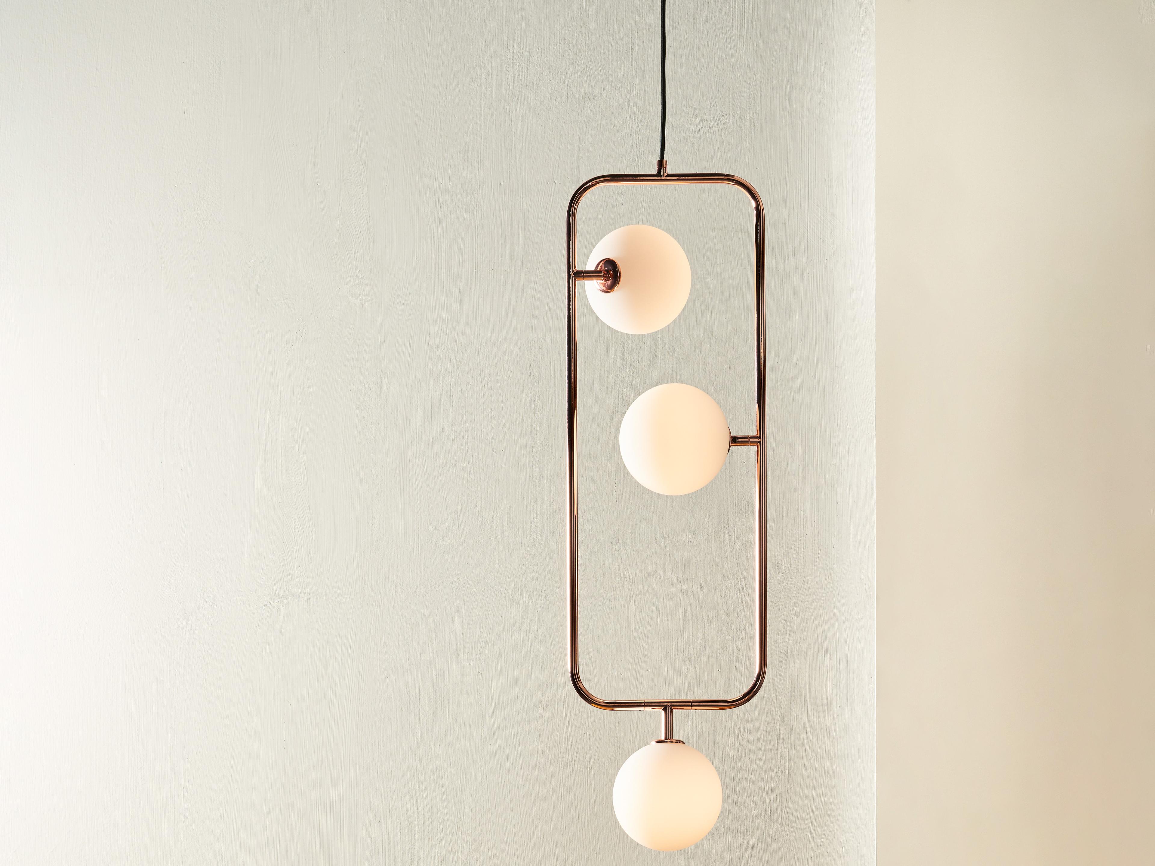 Seed Design Sircle Copper Geometric Mini Pendant