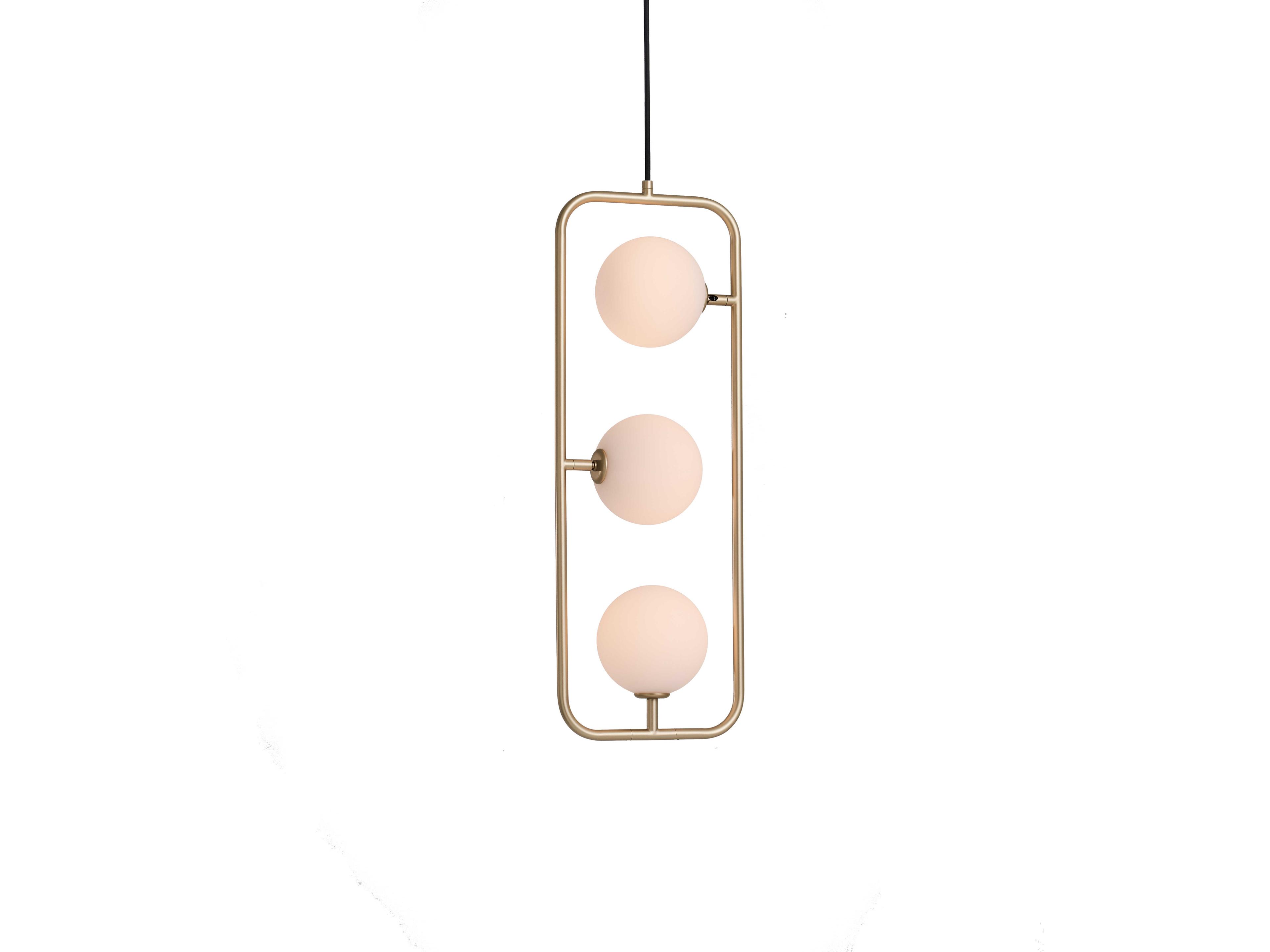 Seed Design Sircle Champagne Gold LED Geometric Mini Pendant