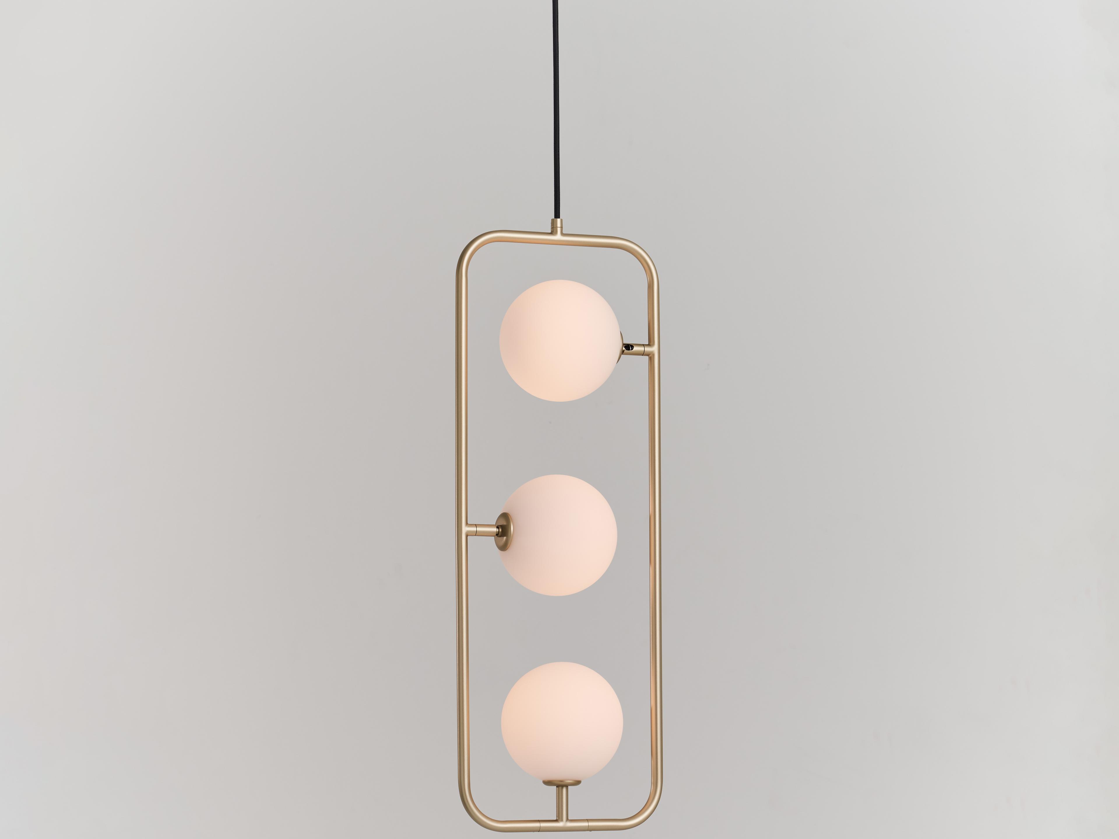 Seed Design Sircle Champagne Gold LED Geometric Mini Pendant