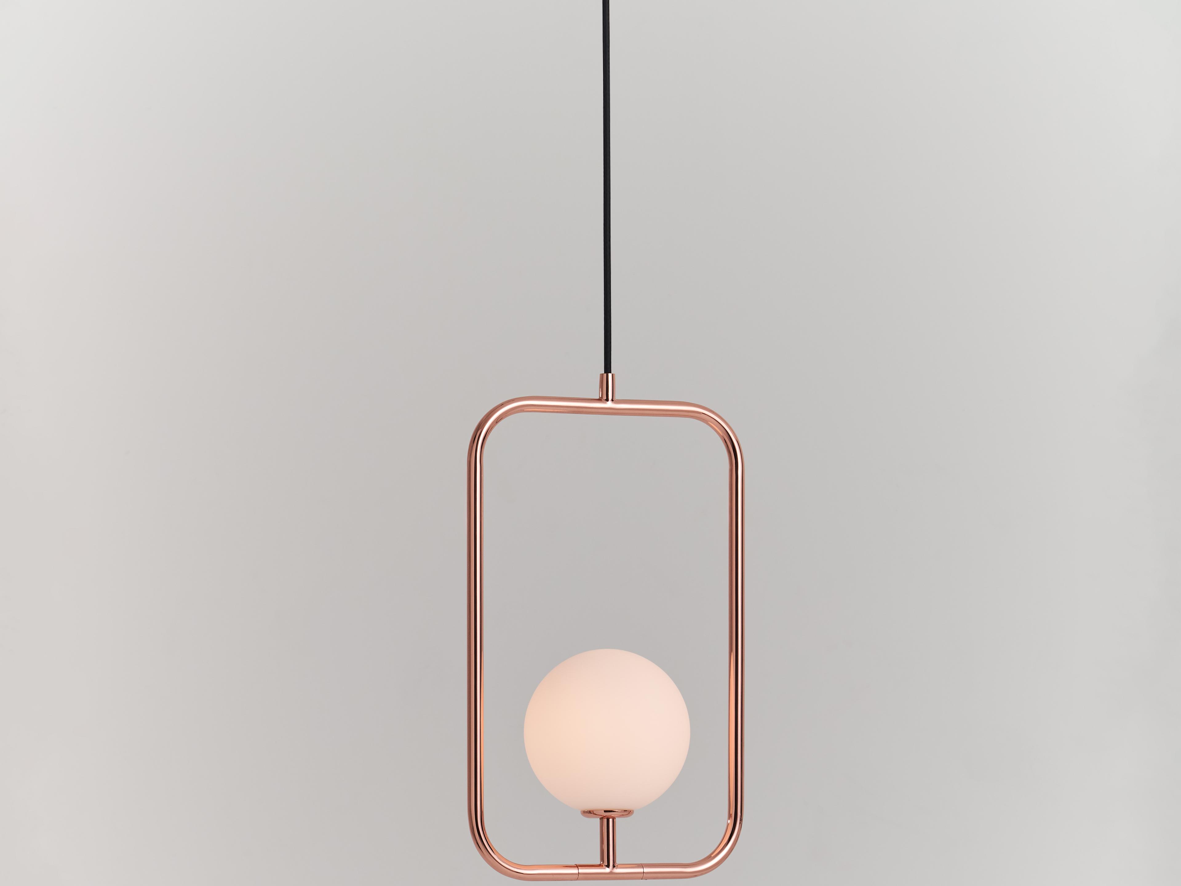 Seed Design Sircle Copper LED Geometric Mini Pendant