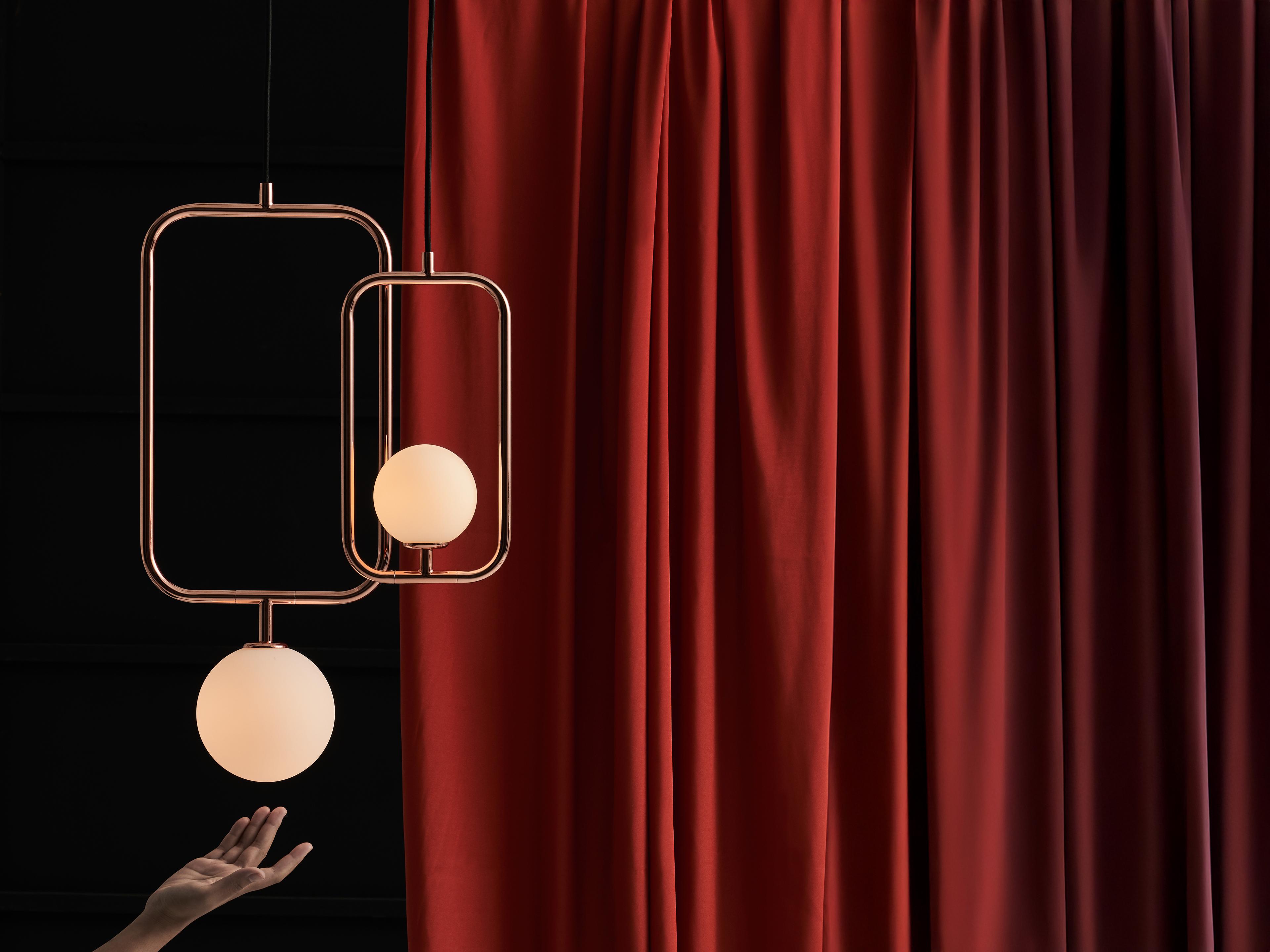 Seed Design Sircle Copper LED Geometric Mini Pendant