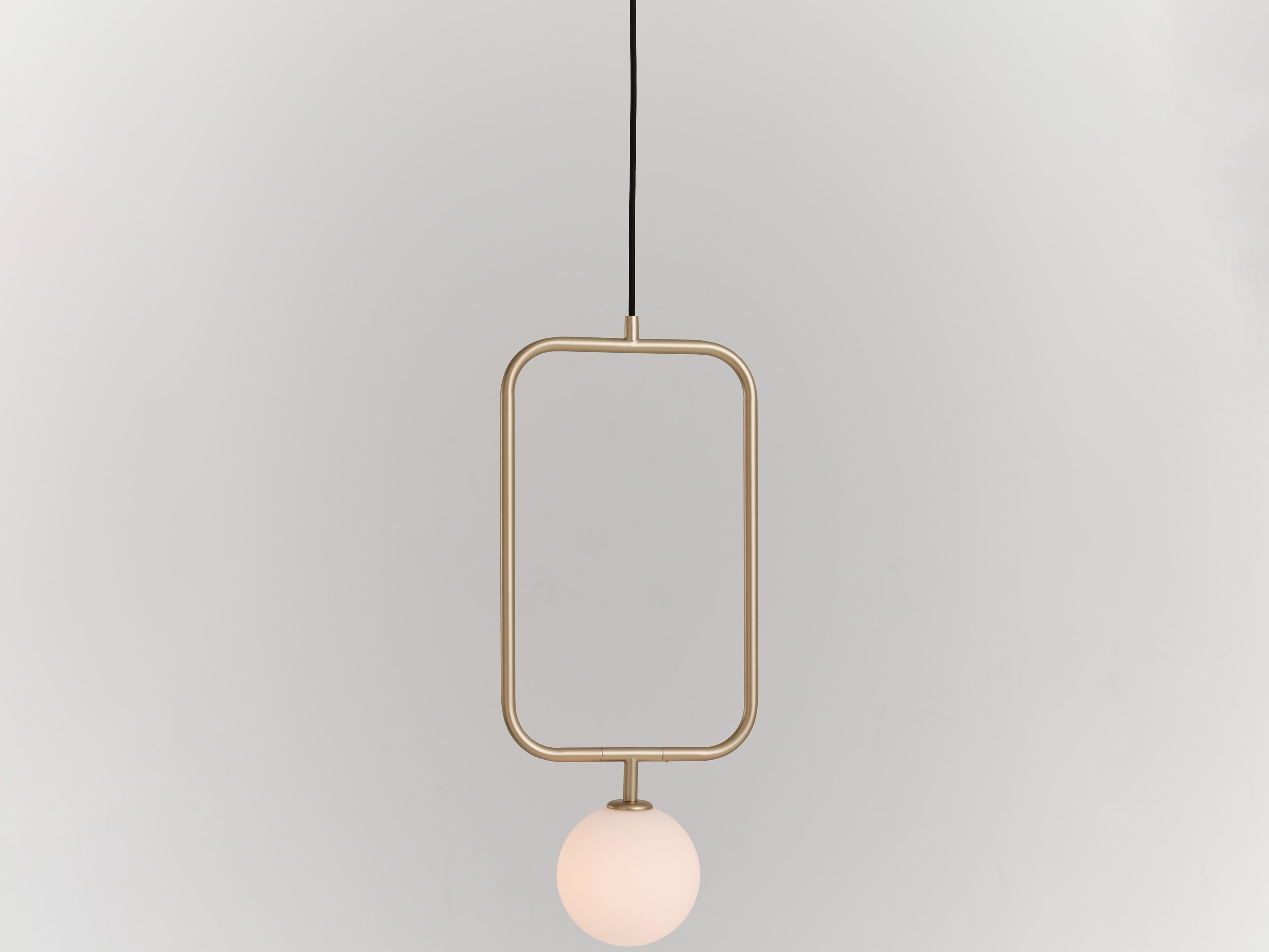 Seed Design Sircle Champagne Gold LED Geometric Mini Pendant