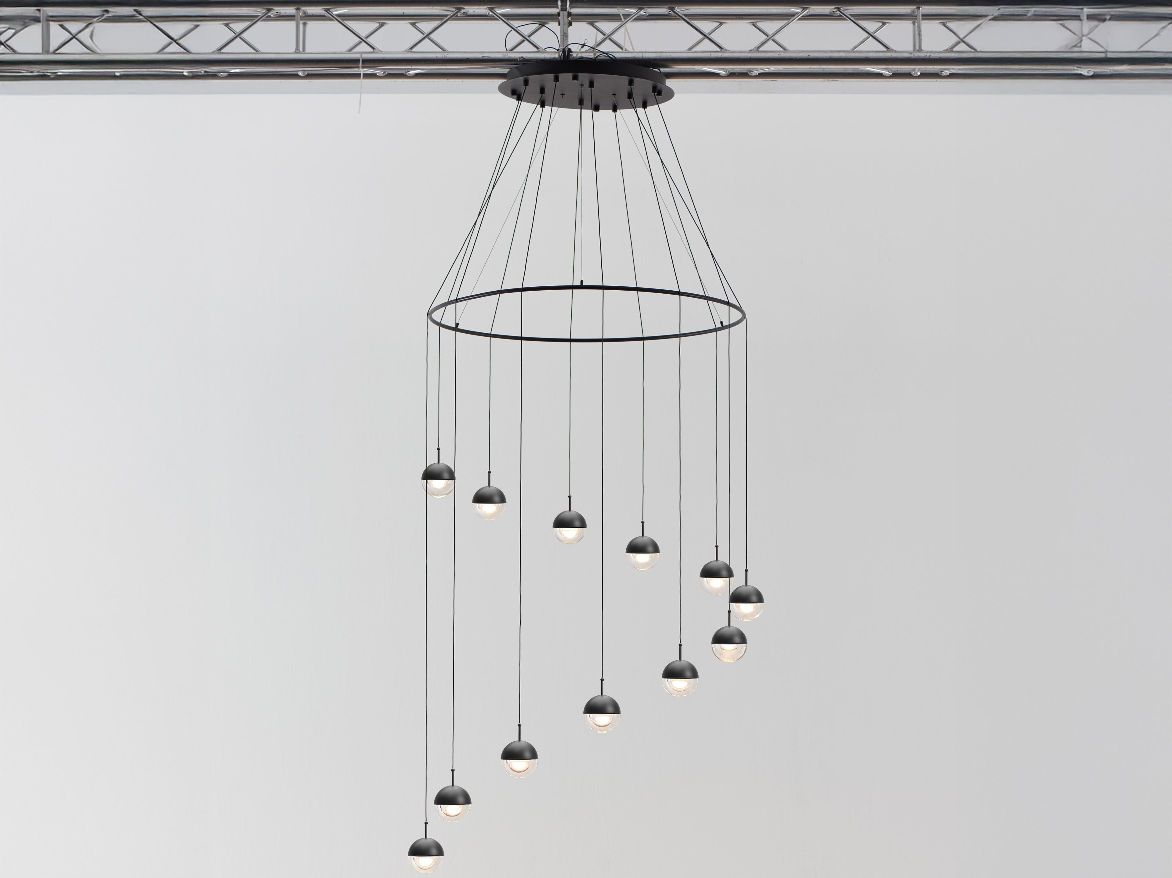 Seed Design Dora Black LED Pendant