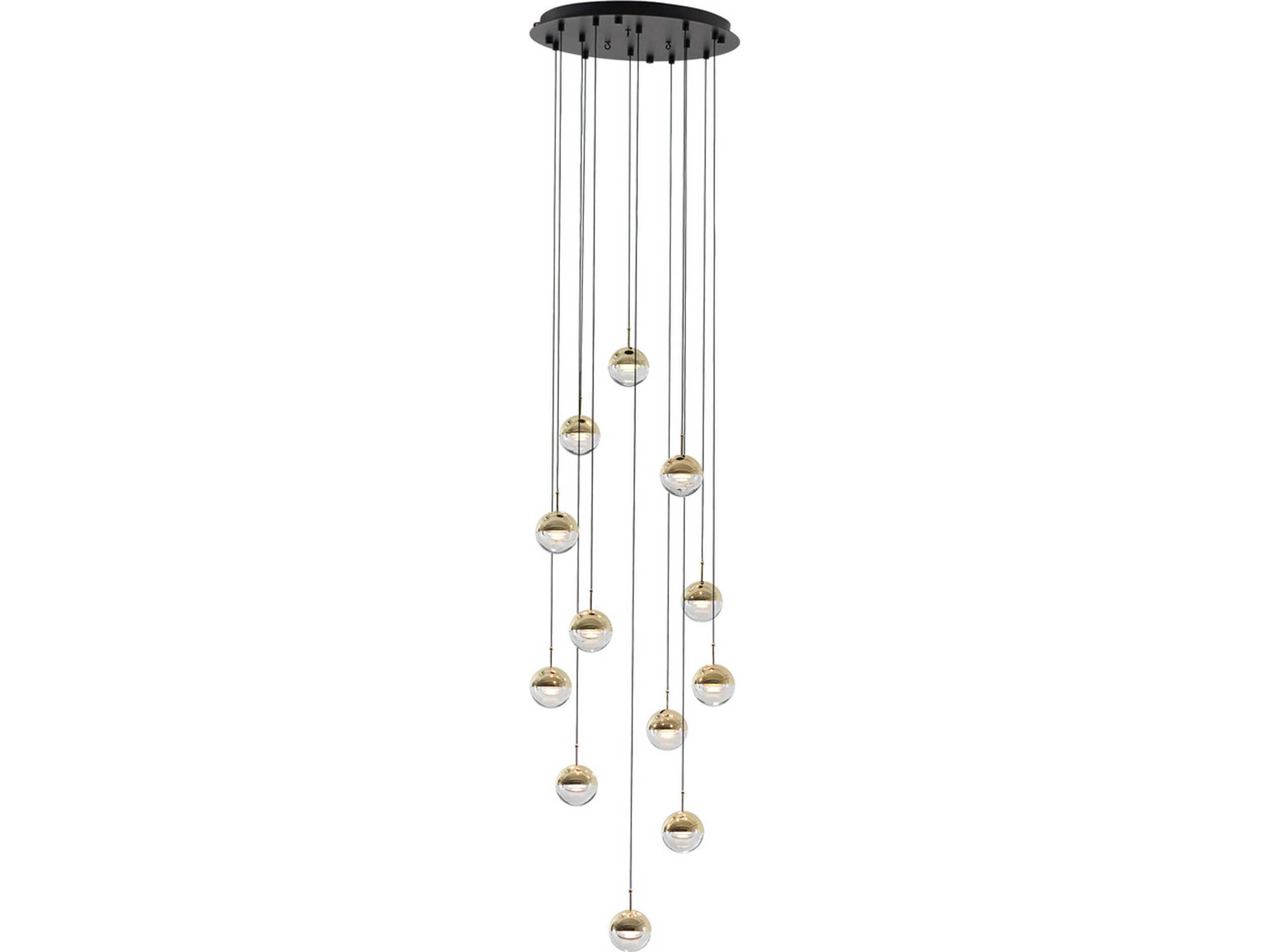 Seed Design Dora Brass LED Globe Pendant
