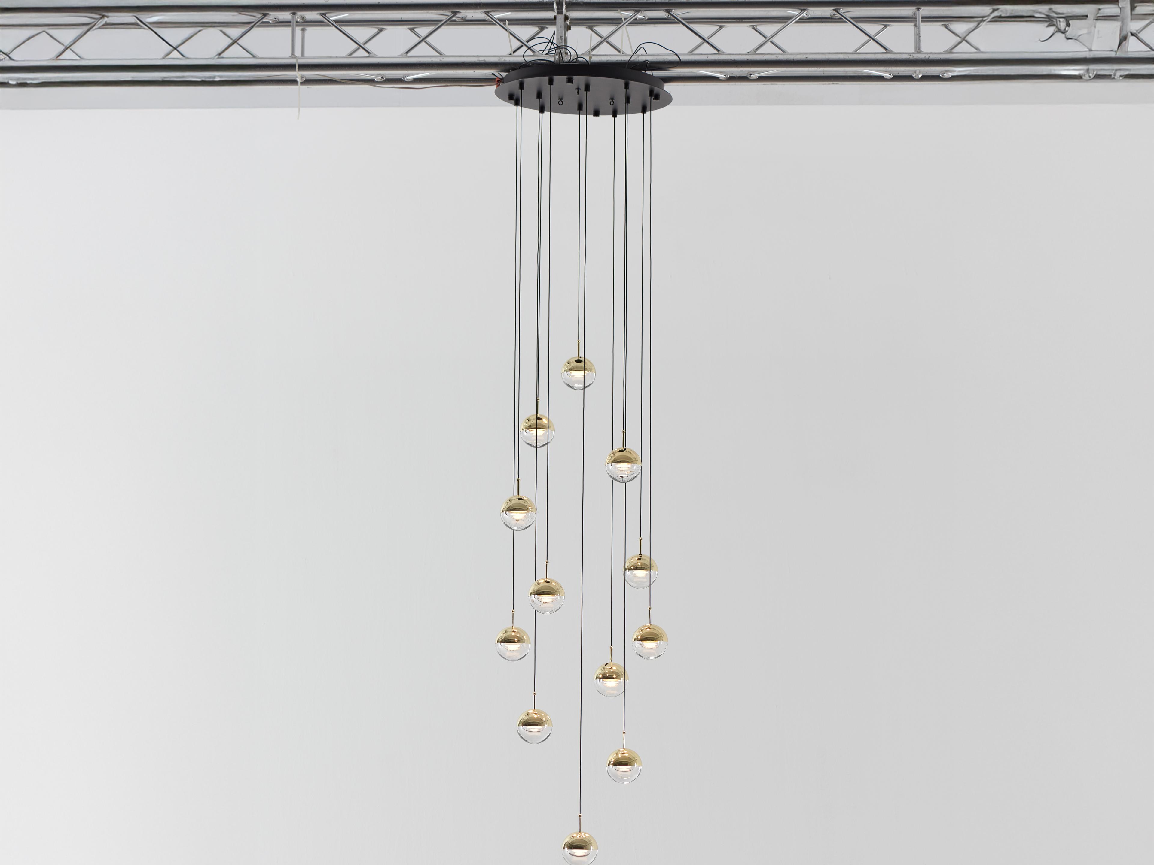 Seed Design Dora Brass LED Globe Pendant