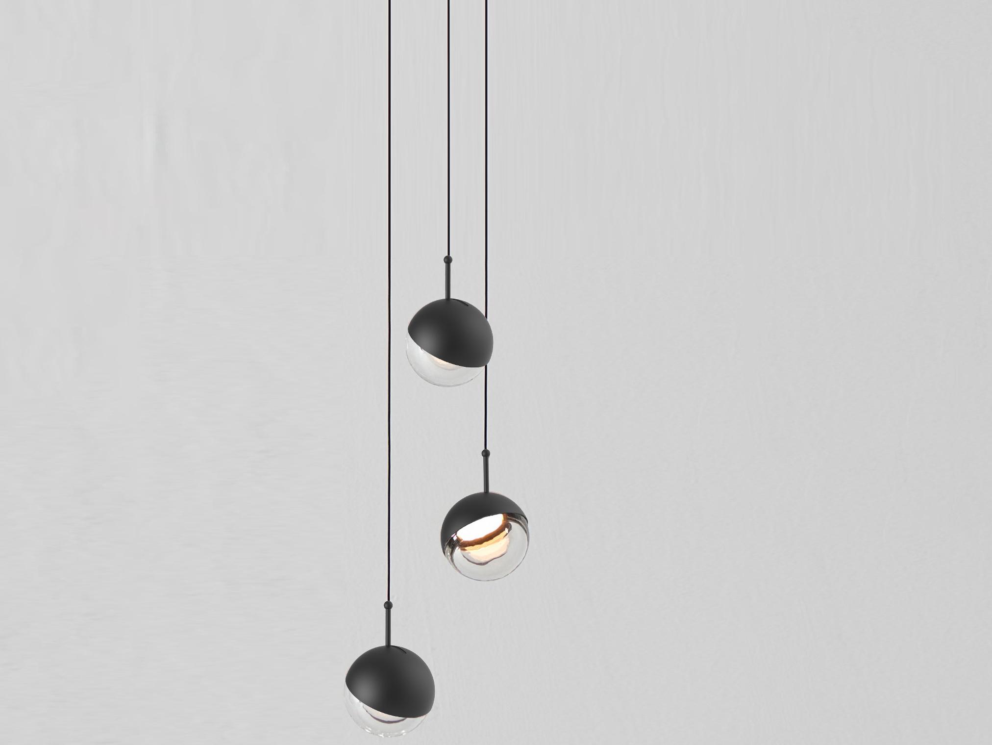 Seed Design Dora Black LED Globe Mini Pendant