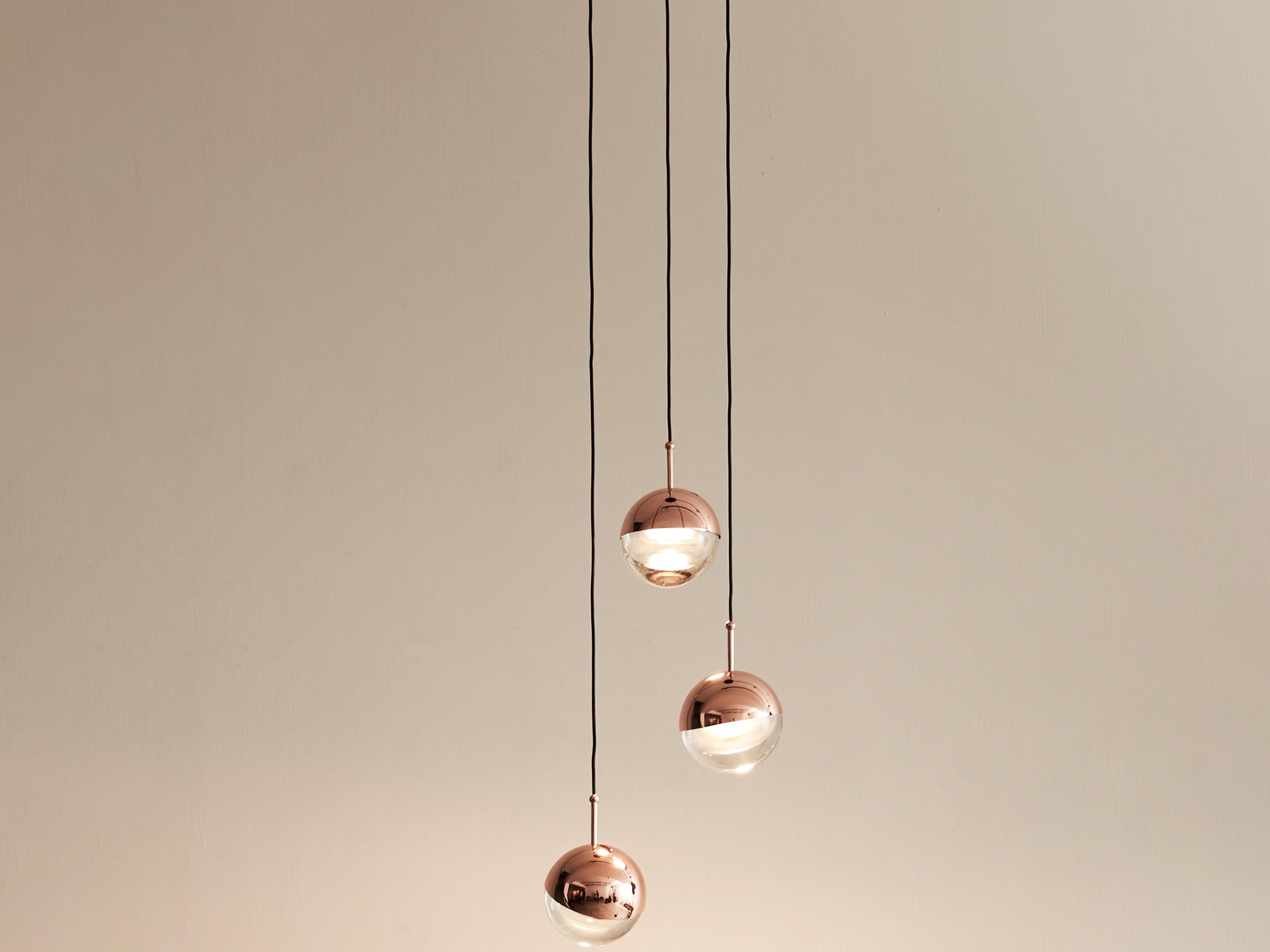 Seed Design Dora Copper LED Globe Mini Pendant
