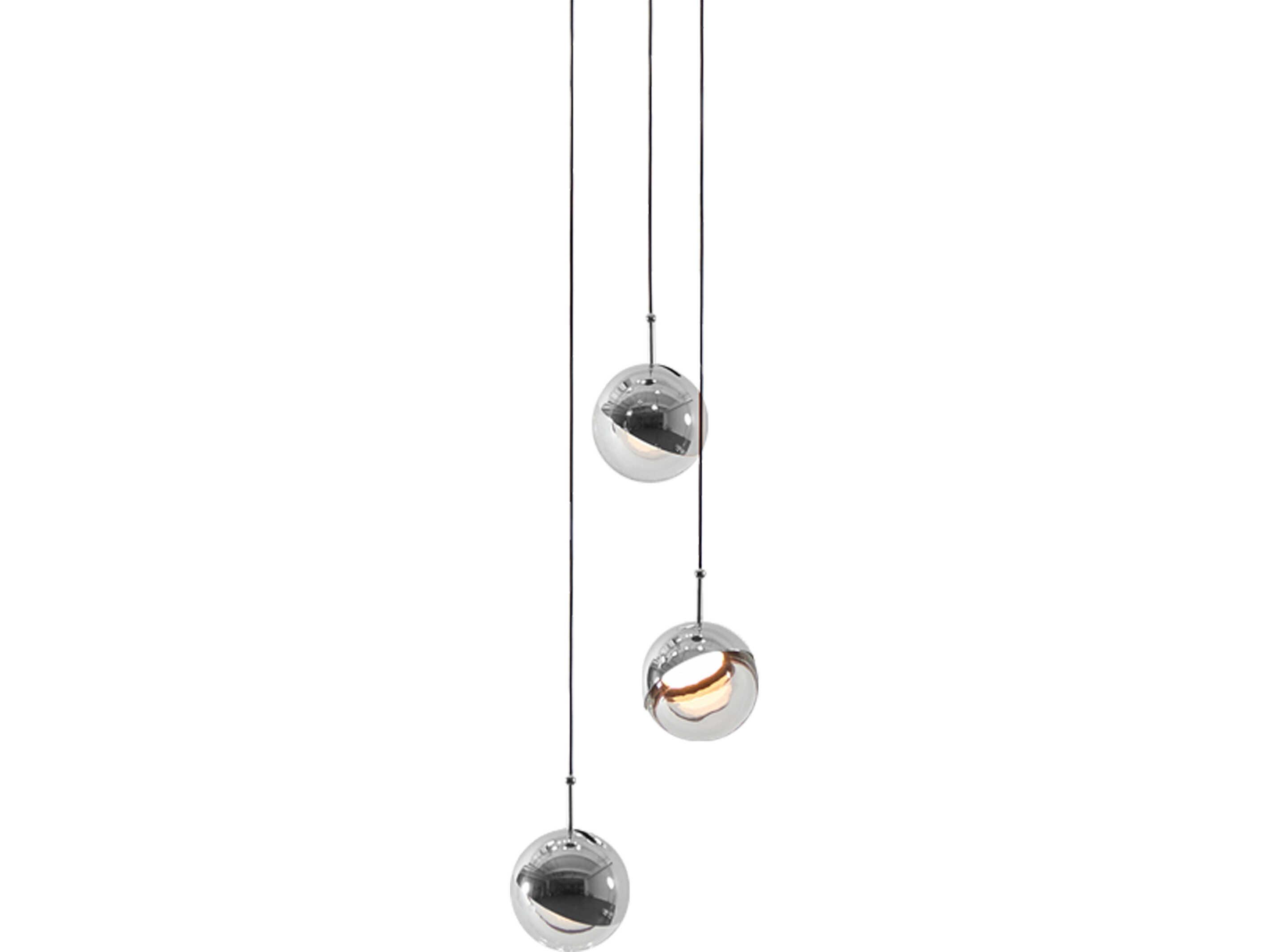 Seed Design Dora Chrome LED Globe Mini Pendant