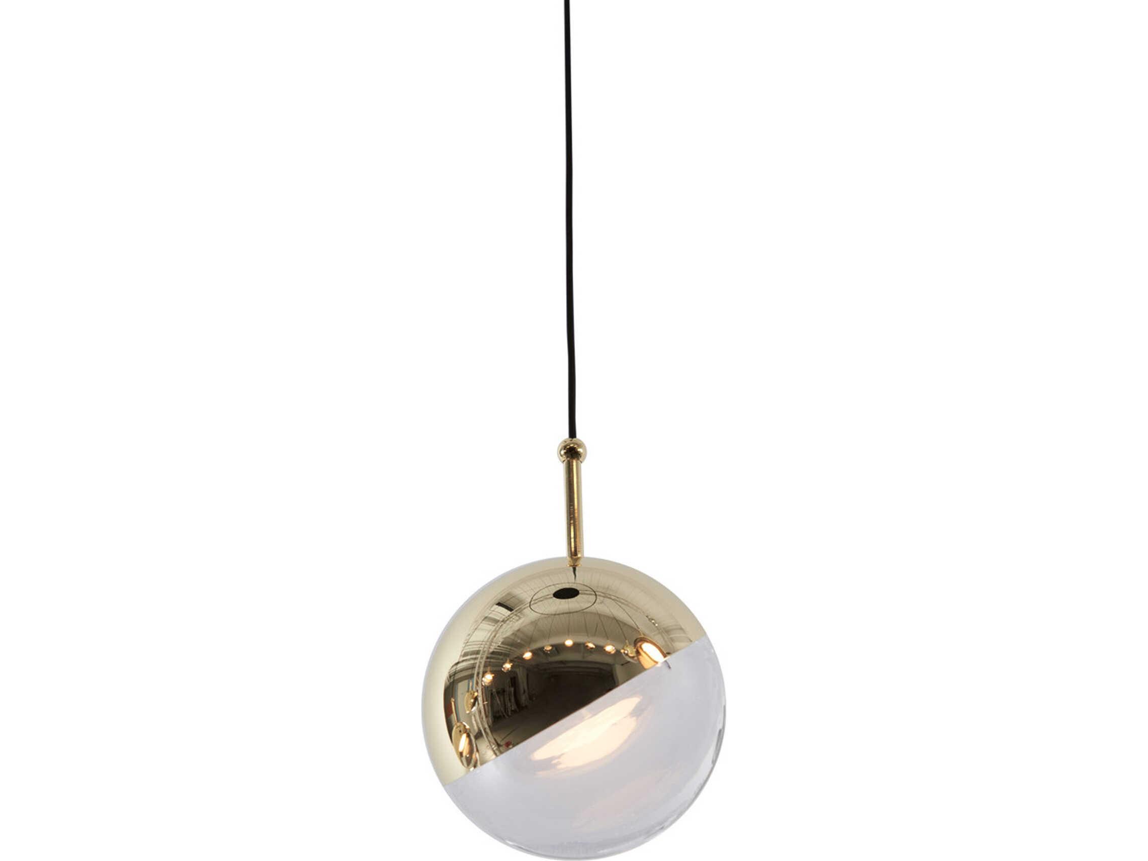 Seed Design Dora Brass LED Globe Mini Pendant