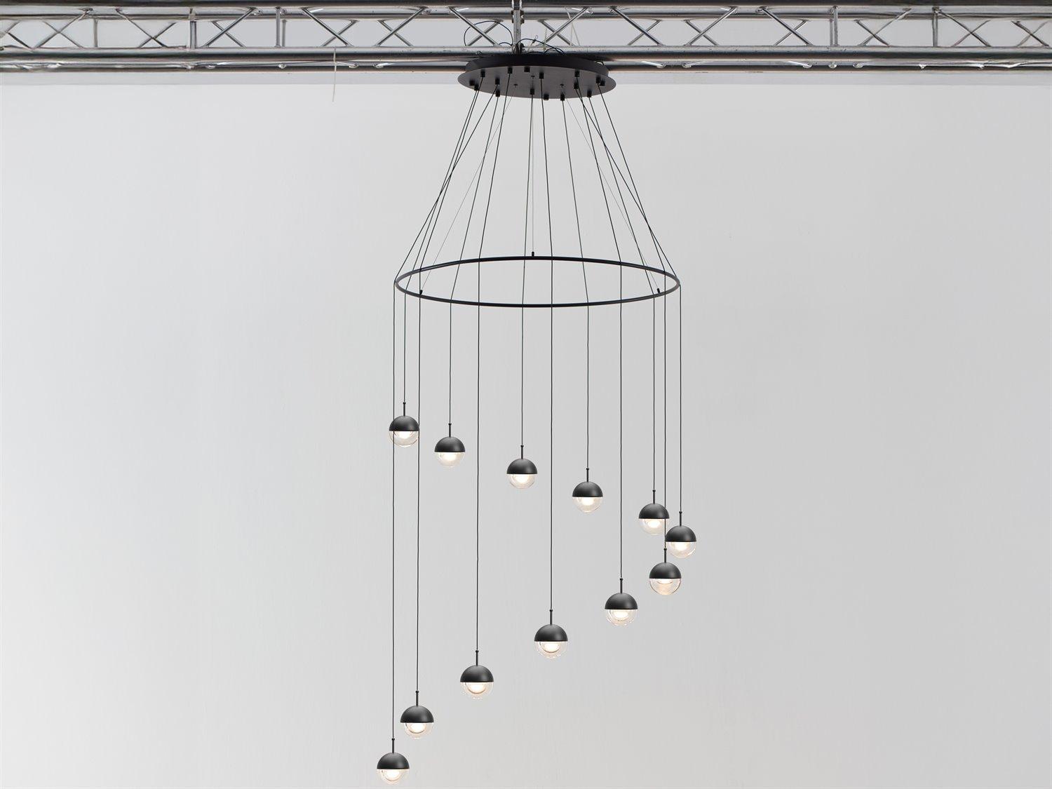 Seed Design Dora Black LED Pendant