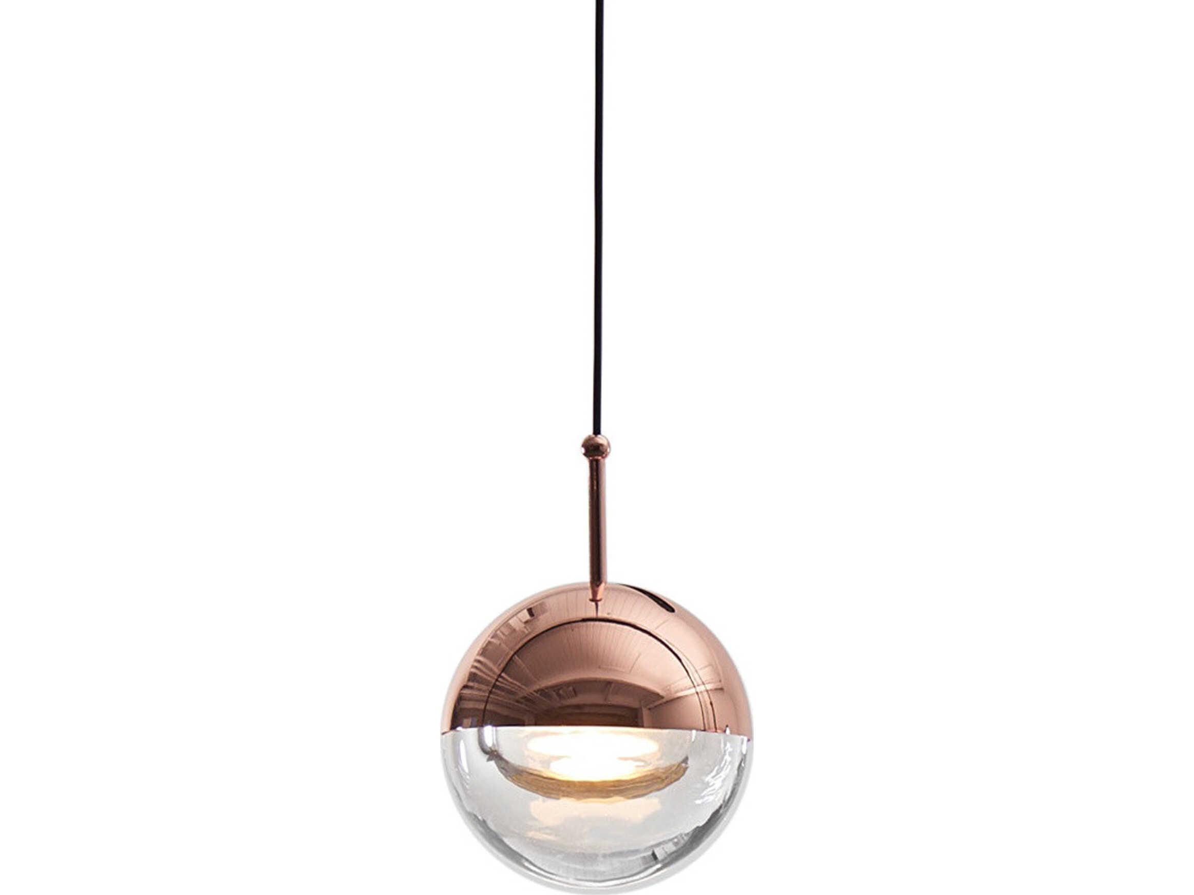 Seed Design Dora Copper LED Globe Mini Pendant