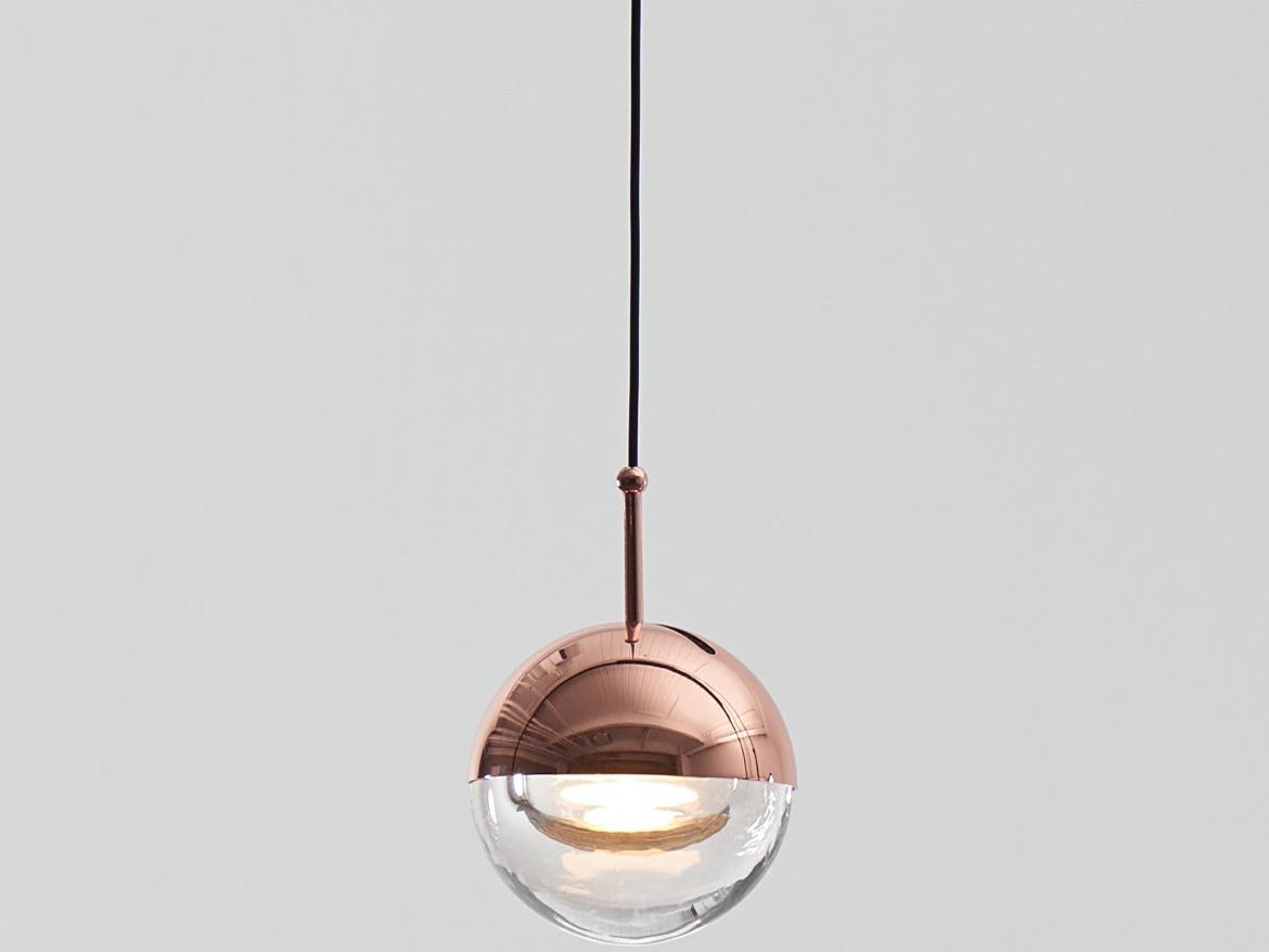 Seed Design Dora Copper LED Globe Mini Pendant