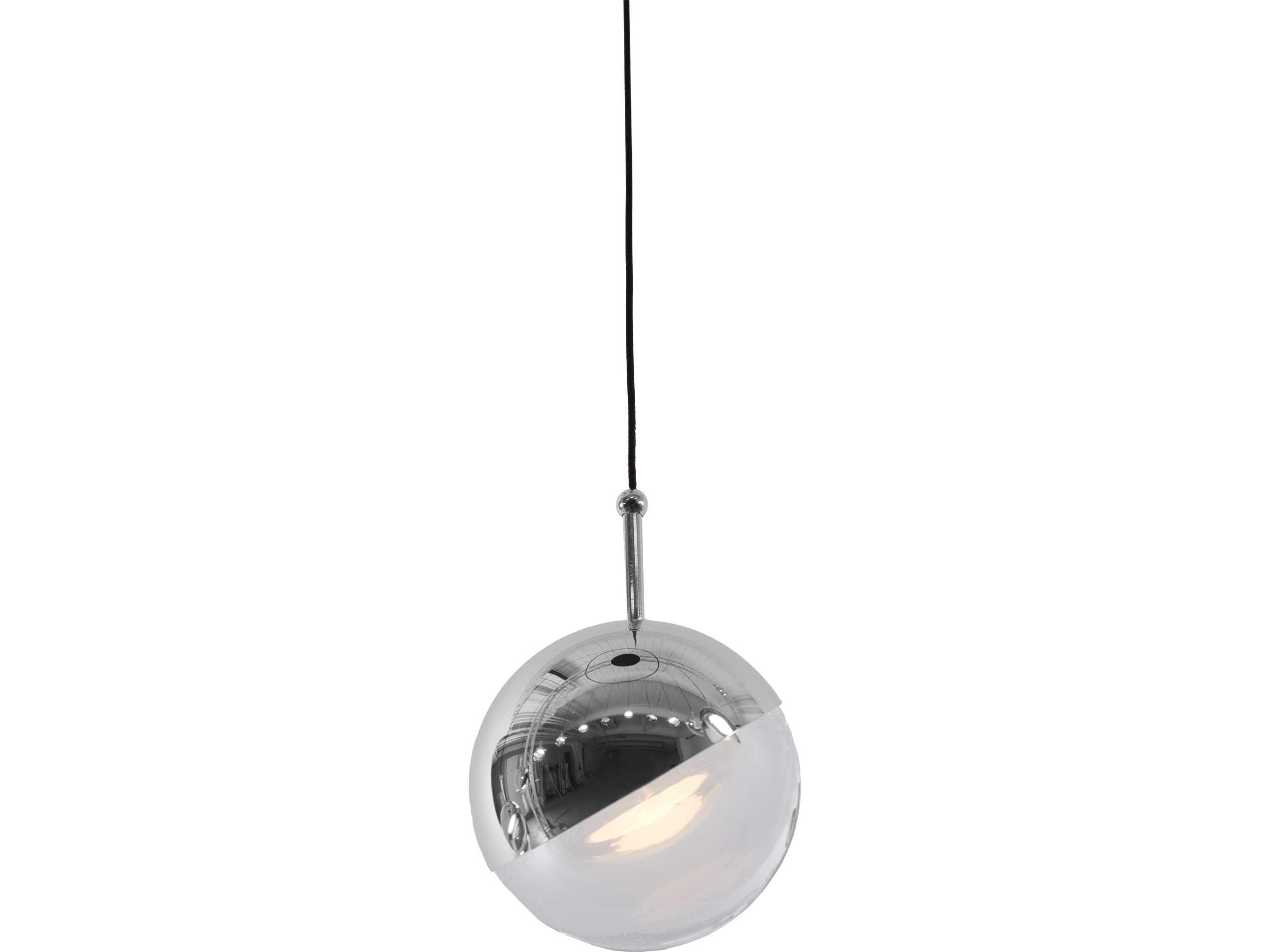 Seed Design Dora Chrome LED Globe Mini Pendant