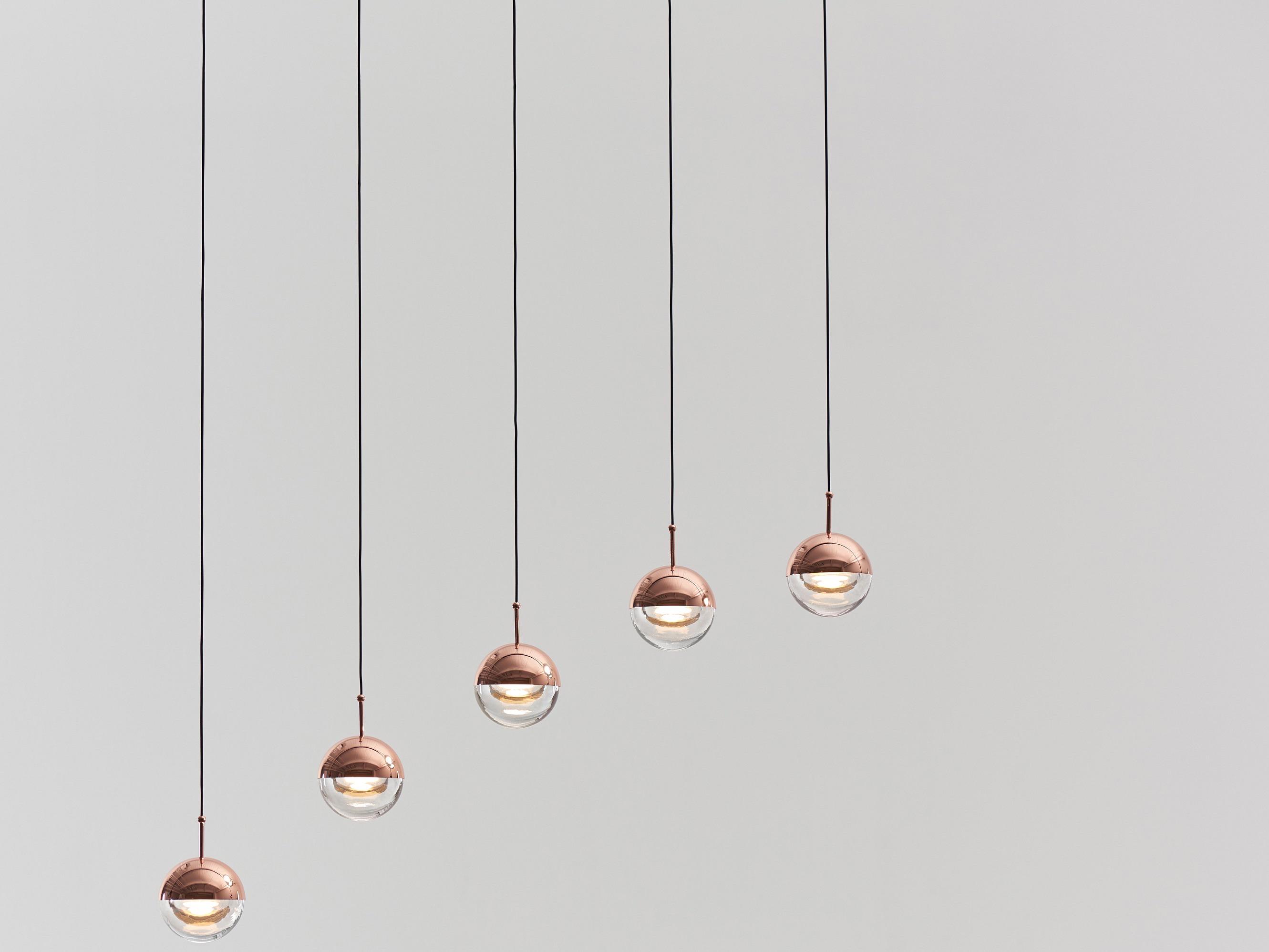 Seed Design Dora Copper LED Globe Island Pendant